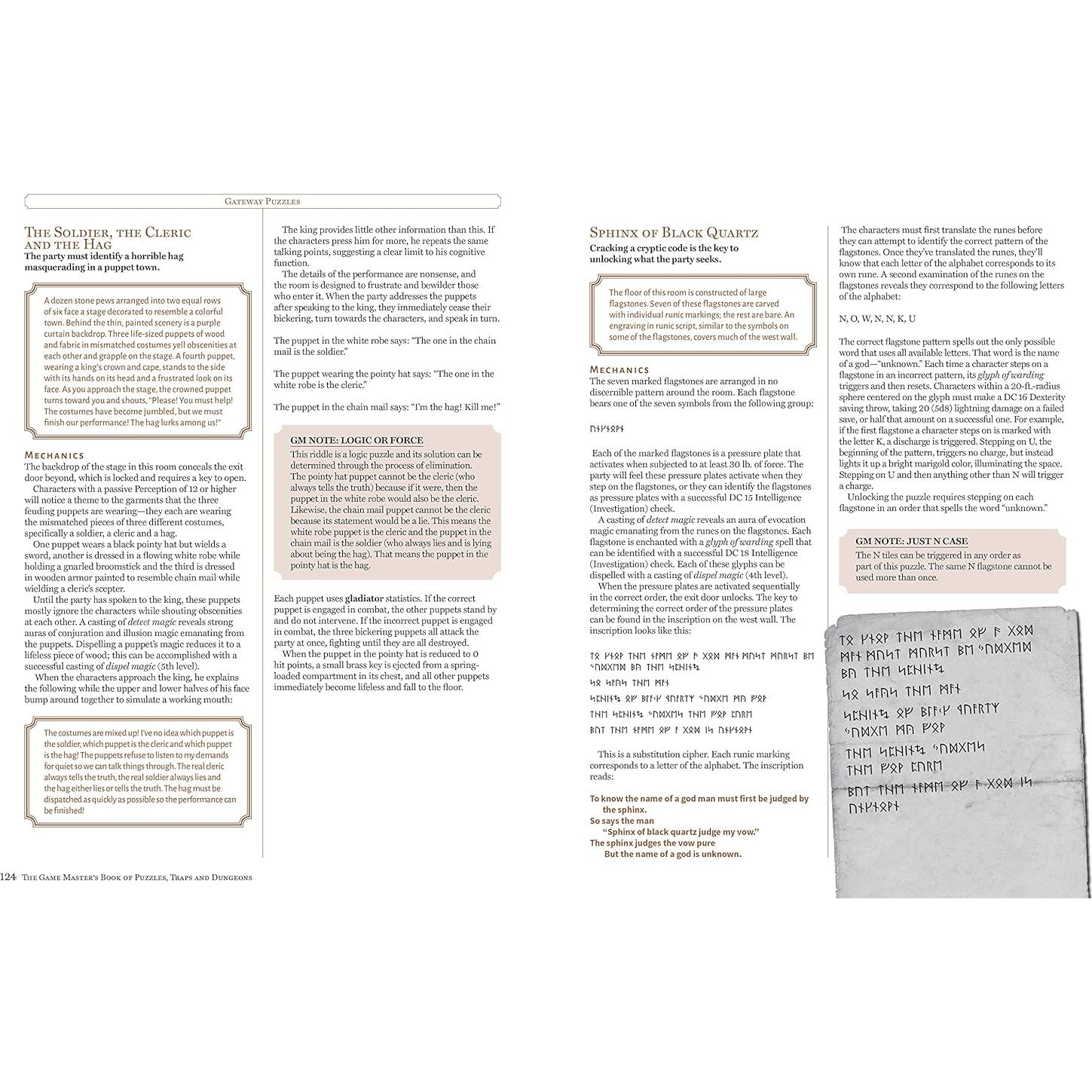 The Game Master's Book of Traps, Puzzles and Dungeons: A punishing collection of bone-crunching contraptions, brain-teasing riddles and ... RPG adventures (The Game Master Series)