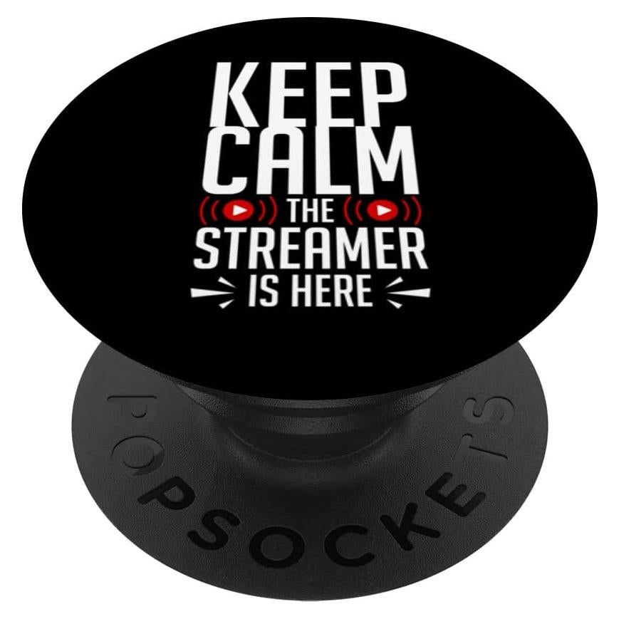 Micrófono para Streaming PopSockets Intercambiable Negro