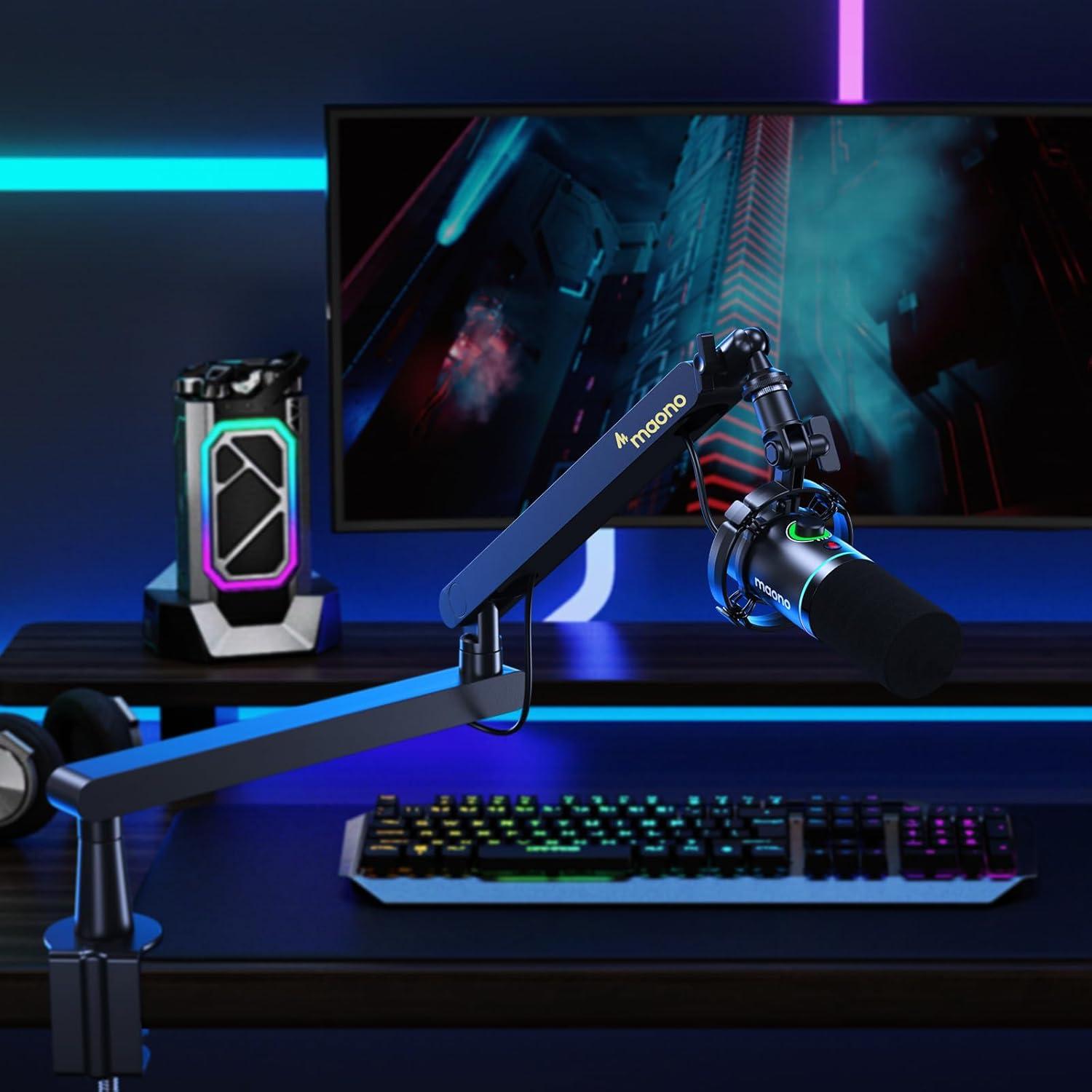 Micrófono Dinámico USB/XLR MAONO PD200X para Podcast y Streaming