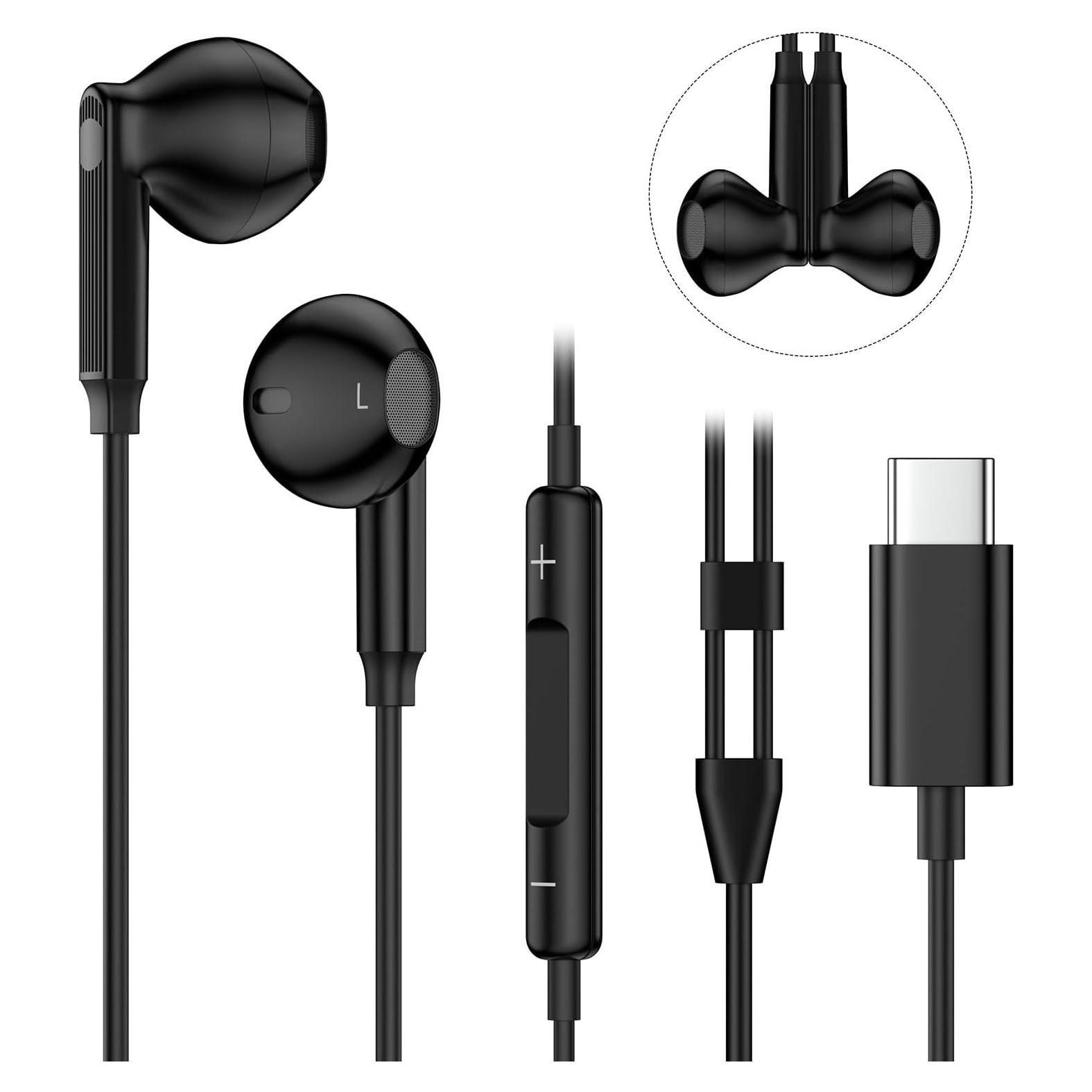 Auriculares USB C Antool con Micrófono para Samsung y iPhone