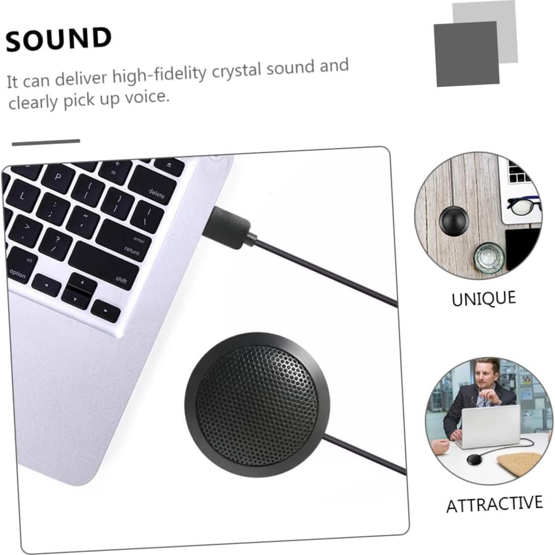 Micrófono de Condensador USB SUPVOX para Conferencias y Grabación