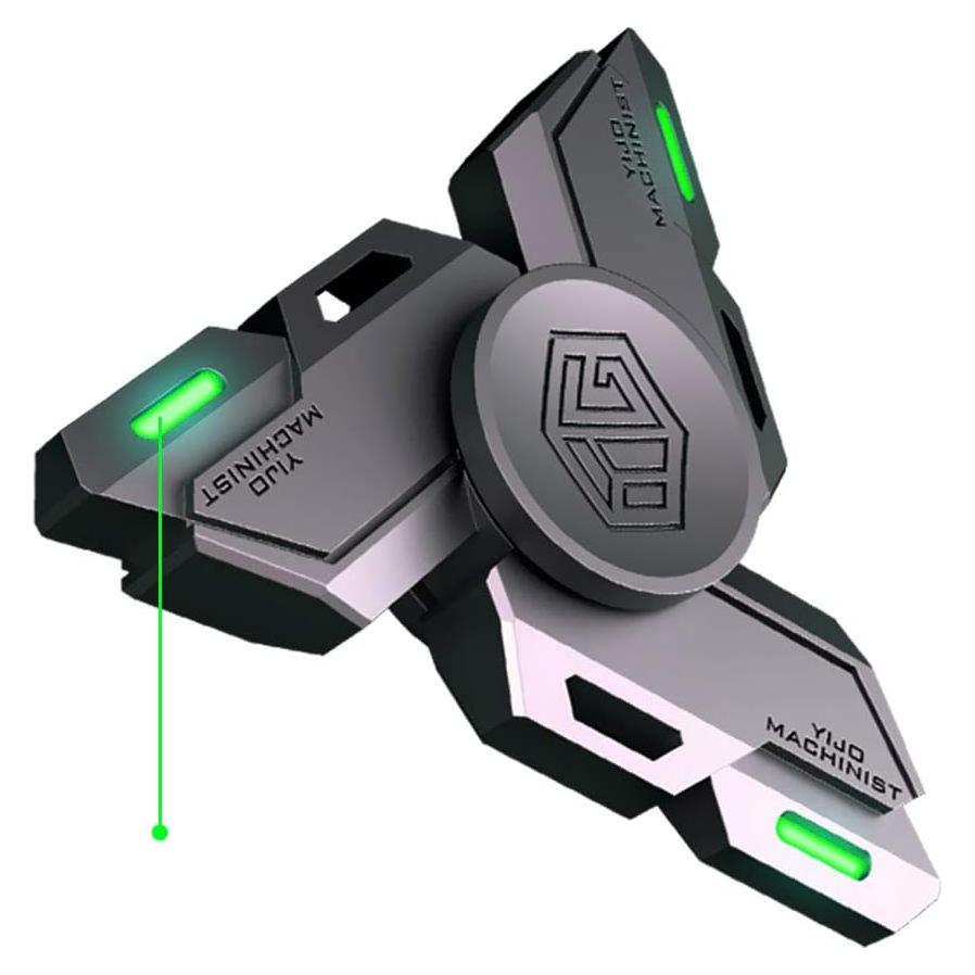 Fidget Spinner INNOPLUS Gris Antiestrés Luminiscente 5.58cm