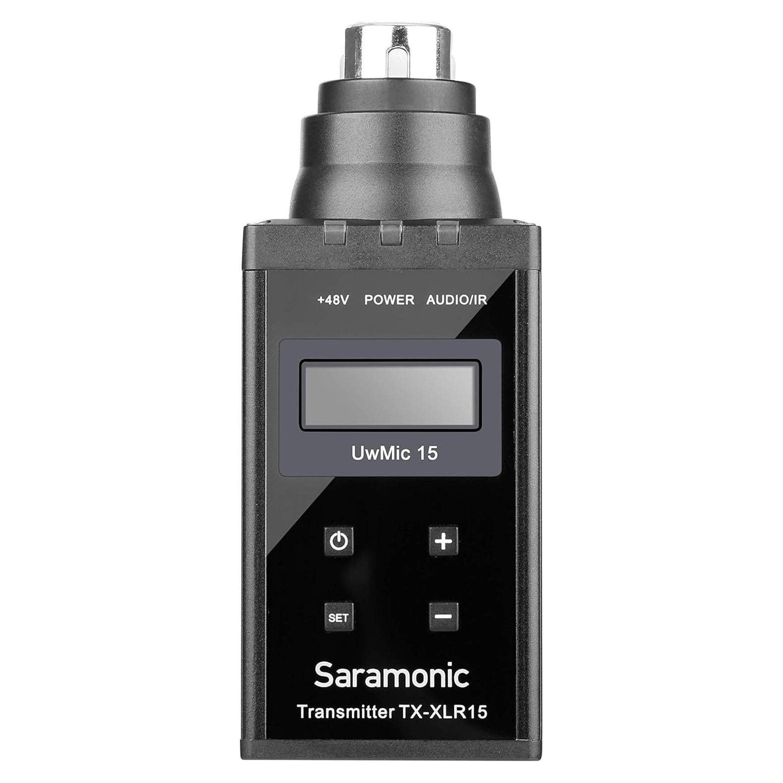 Transmisor Inalámbrico Saramonic SR-XLR15 con +48V Phantom