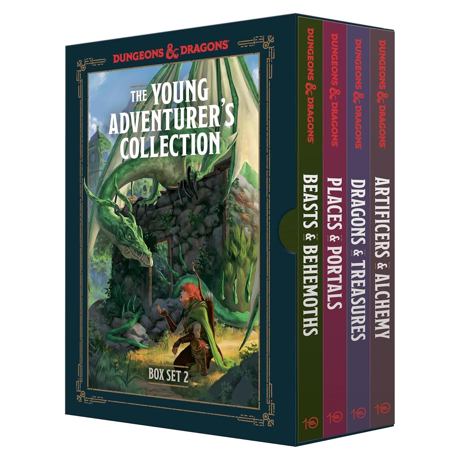 The Young Adventurer's Collection Box Set 2 (Dungeons & Dragons 4-Book Boxed Set): Beasts & Behemoths, Dragons & Treasures, Places & Portals, ... & Dragons Young Adventurer's Guides)