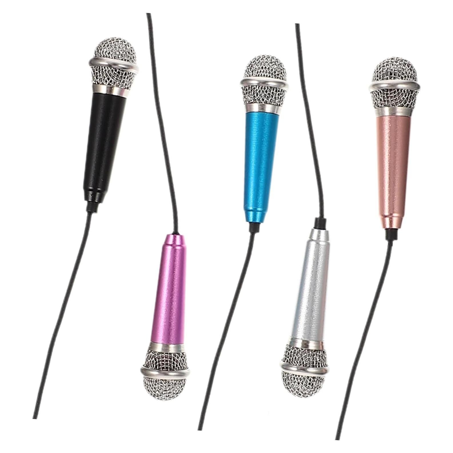 Mini Micrófono Portátil Yardwe para Smartphones - 5 Piezas