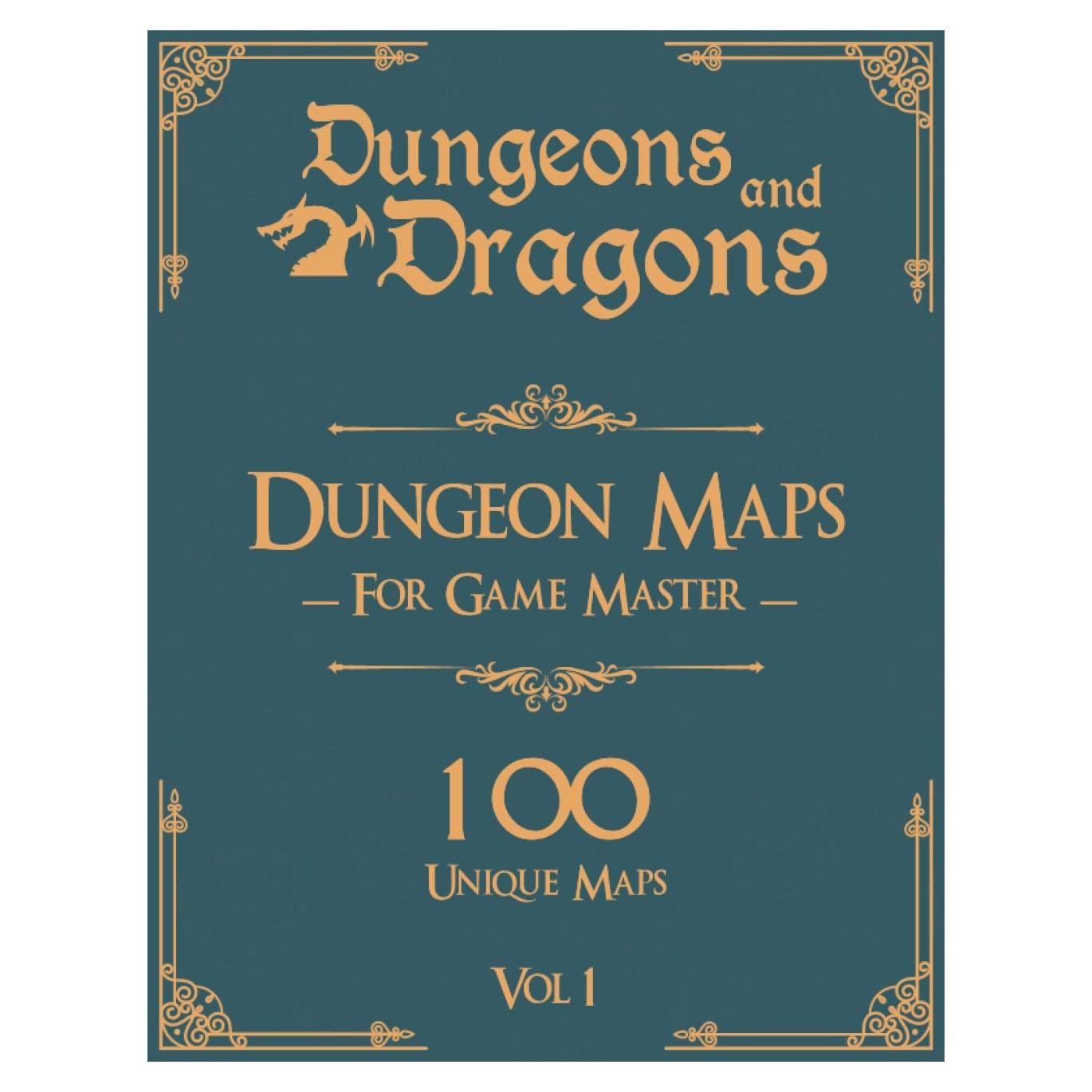 Dungeons and Dragons Dungeon Maps for Game Masters Vol 1: 100 Unique Maps and Background Stories for TTRPG's