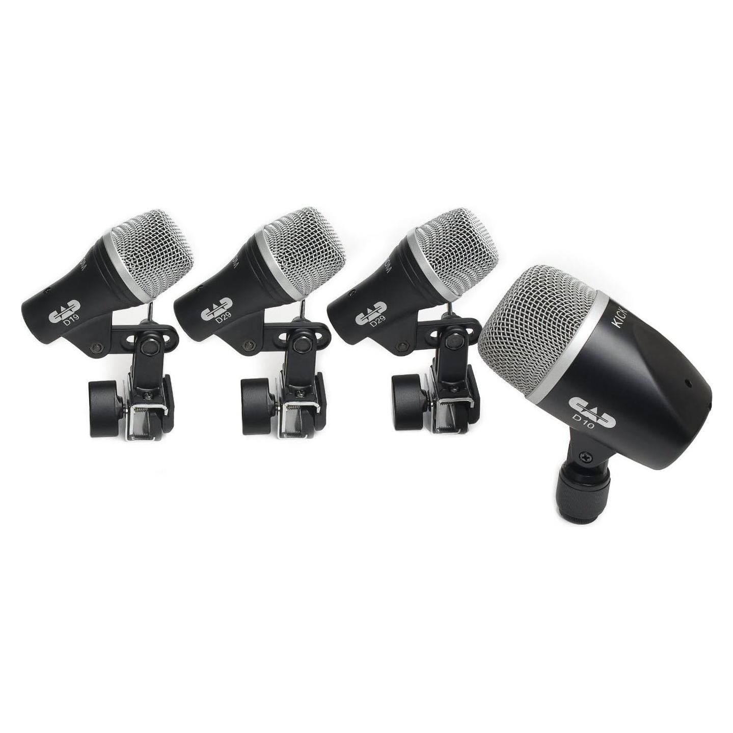Paquete de Micrófonos de Batería CAD Audio Stage4 - 4 Piezas