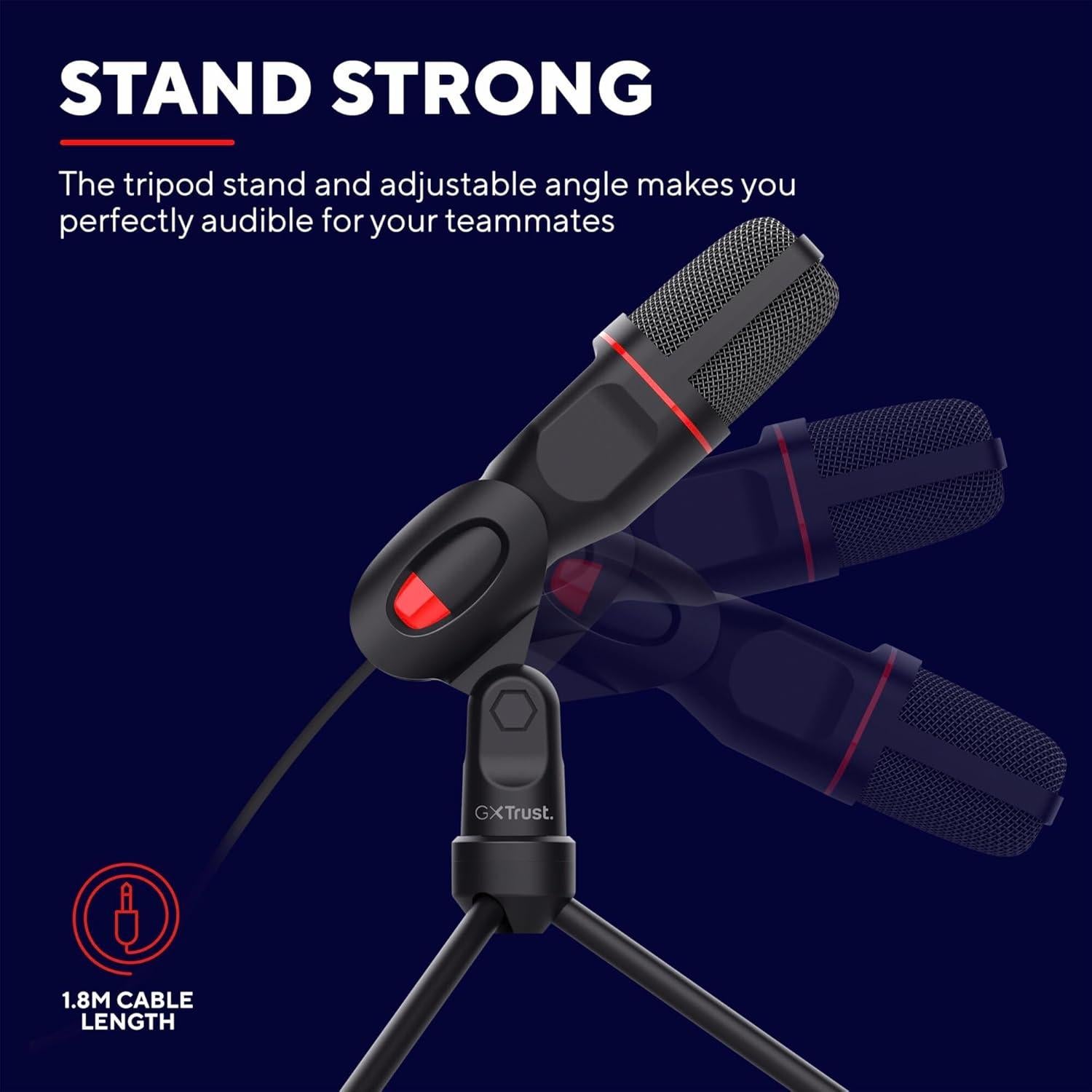 Micrófono USB GXT 212 Mico con Trípode para PC y Consolas