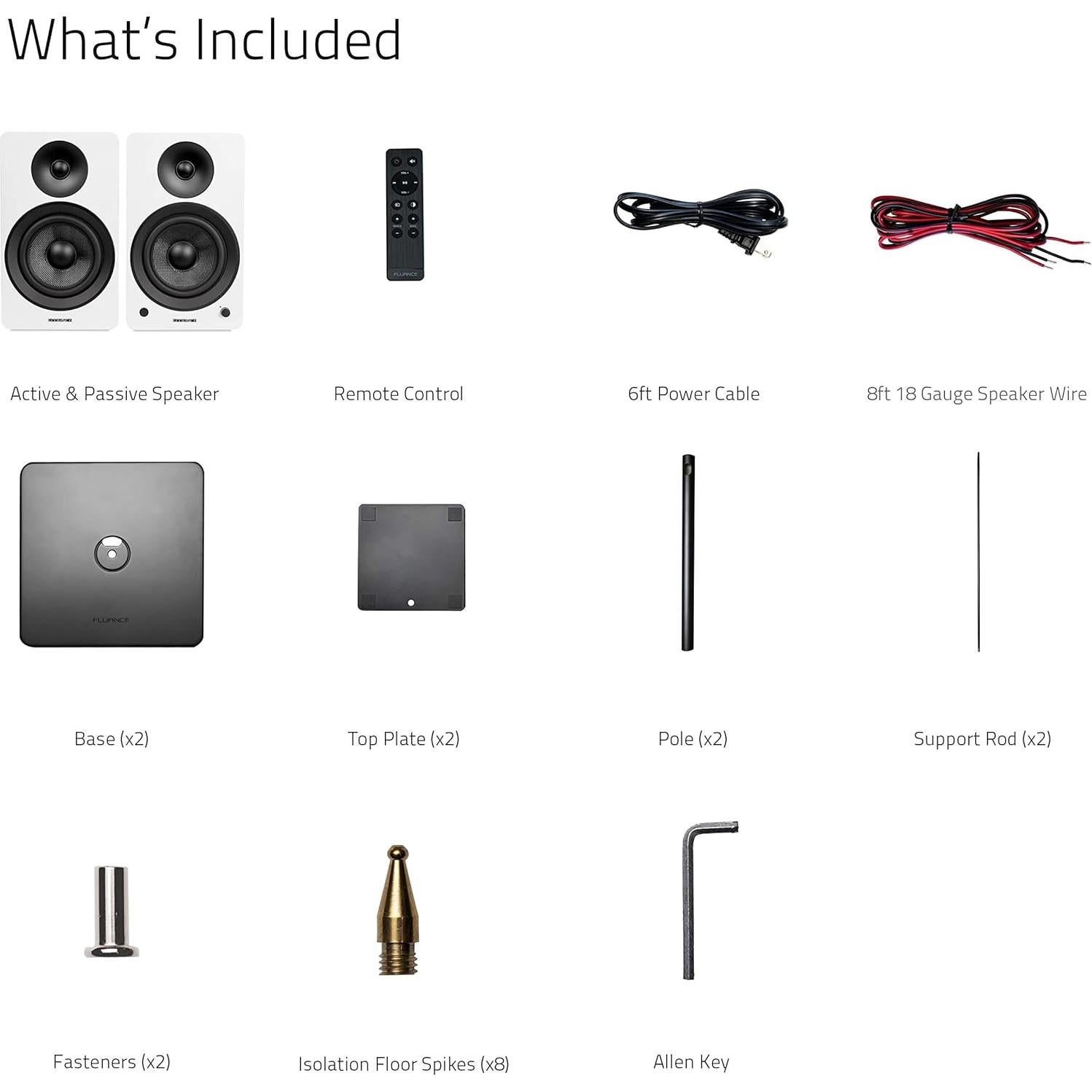 Altavoces de Estantería Fluance Ai61 120W Bluetooth 5 Bambú