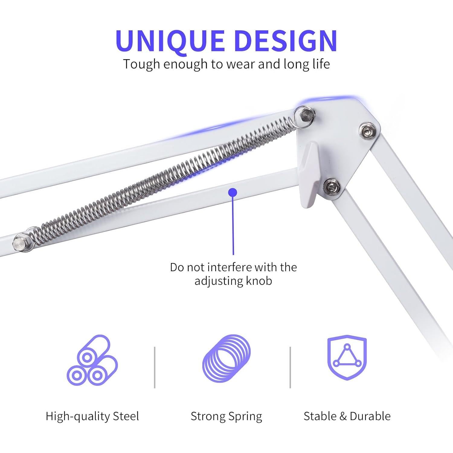 Brazo de Micrófono Ajustable FEELWORLD AMS1 Blanco 0.59 kg