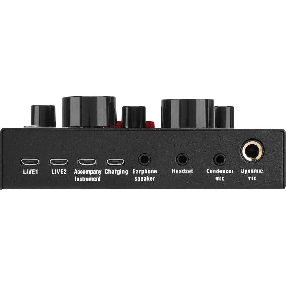 Tarjeta de Sonido Bluetooth Externa V8 Dpofirs 112 Efectos