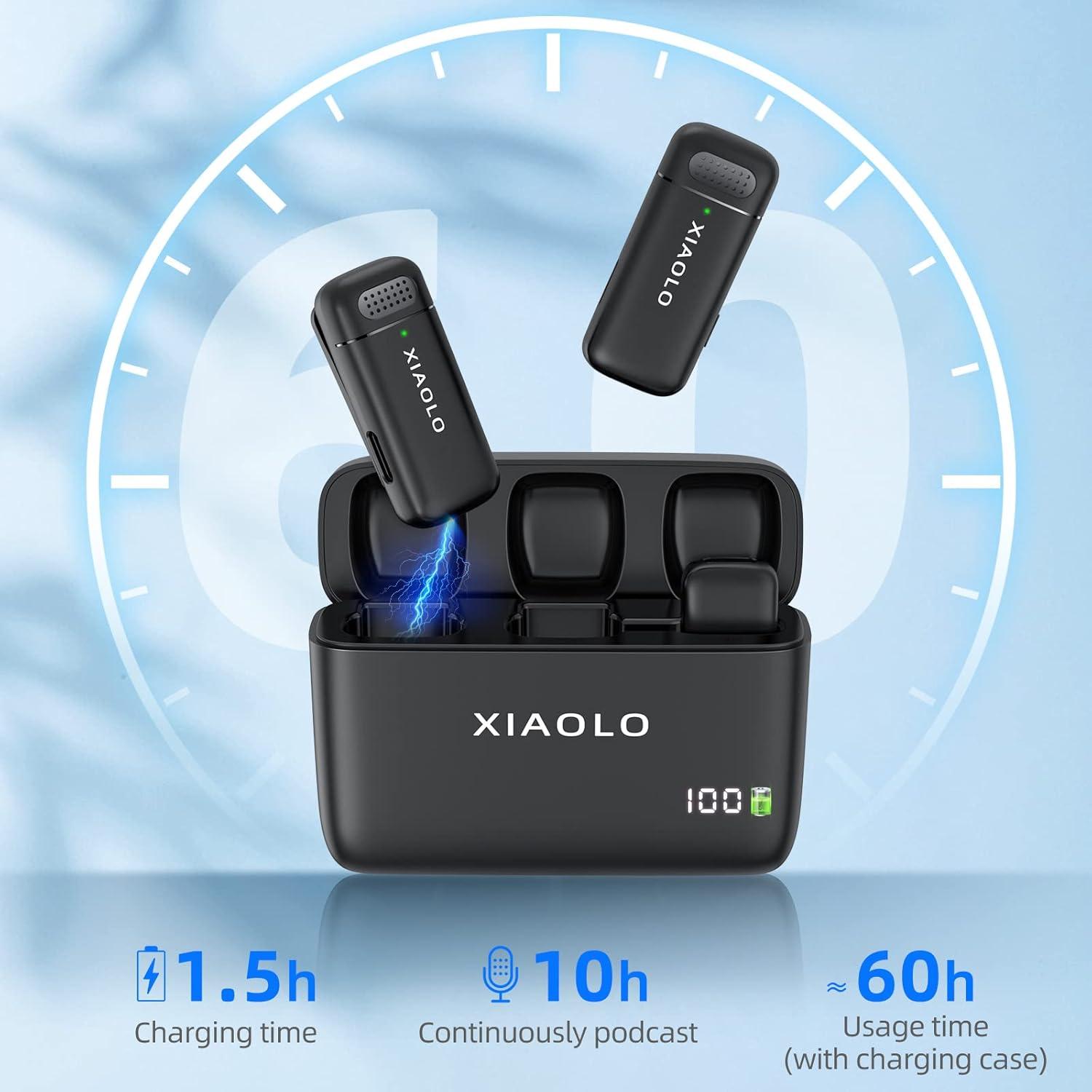 Micrófono Lavalier Inalámbrico XIAOLO Type-C para Smartphone