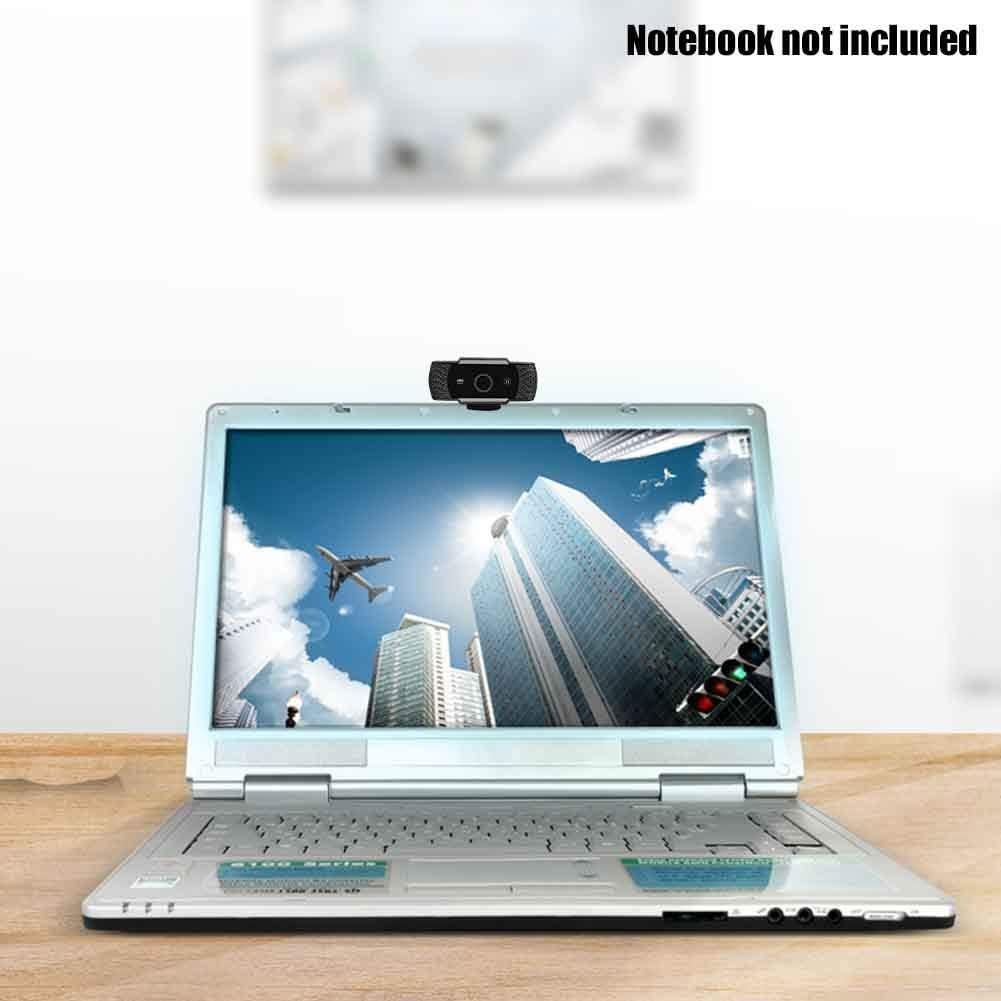 Cámara Web HD Hongwen 1080P con Micrófono USB para PC