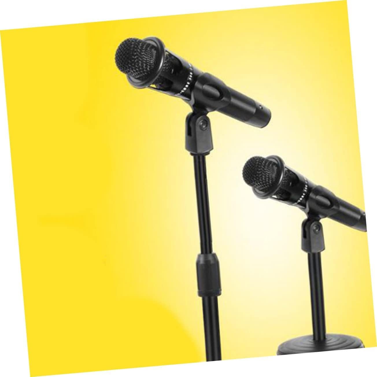 Soporte de Micrófono Profesional ABS Negro 2 Piezas 35 cm