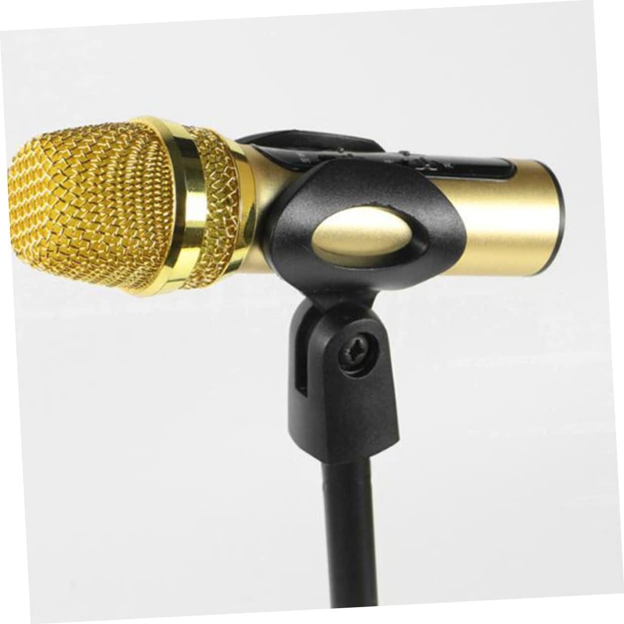 Soporte de Micrófono Profesional ABS Negro 2 Piezas 35 cm