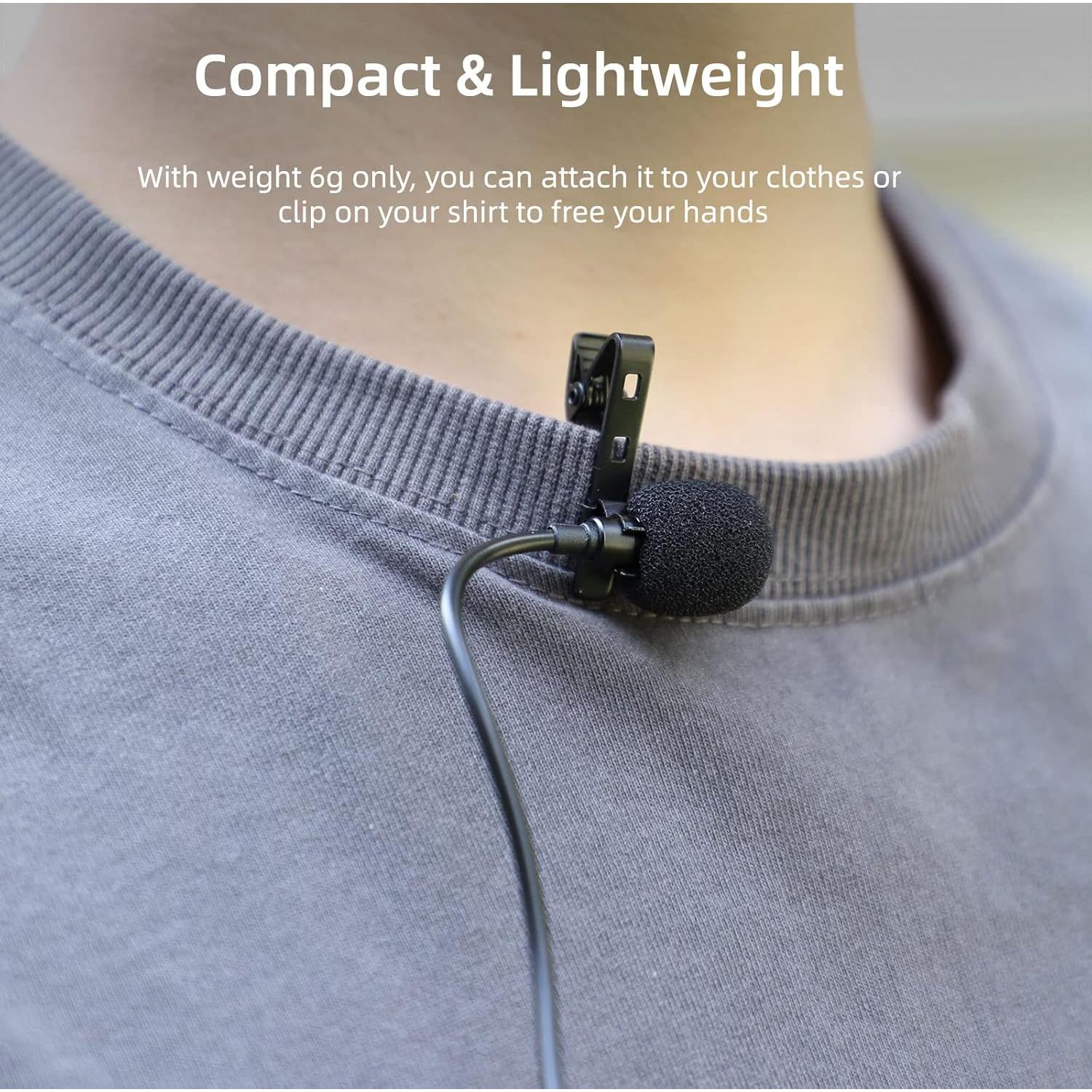 Micrófono BTG Pocket 3 para DJI OSMO 360/Action 5 Pro