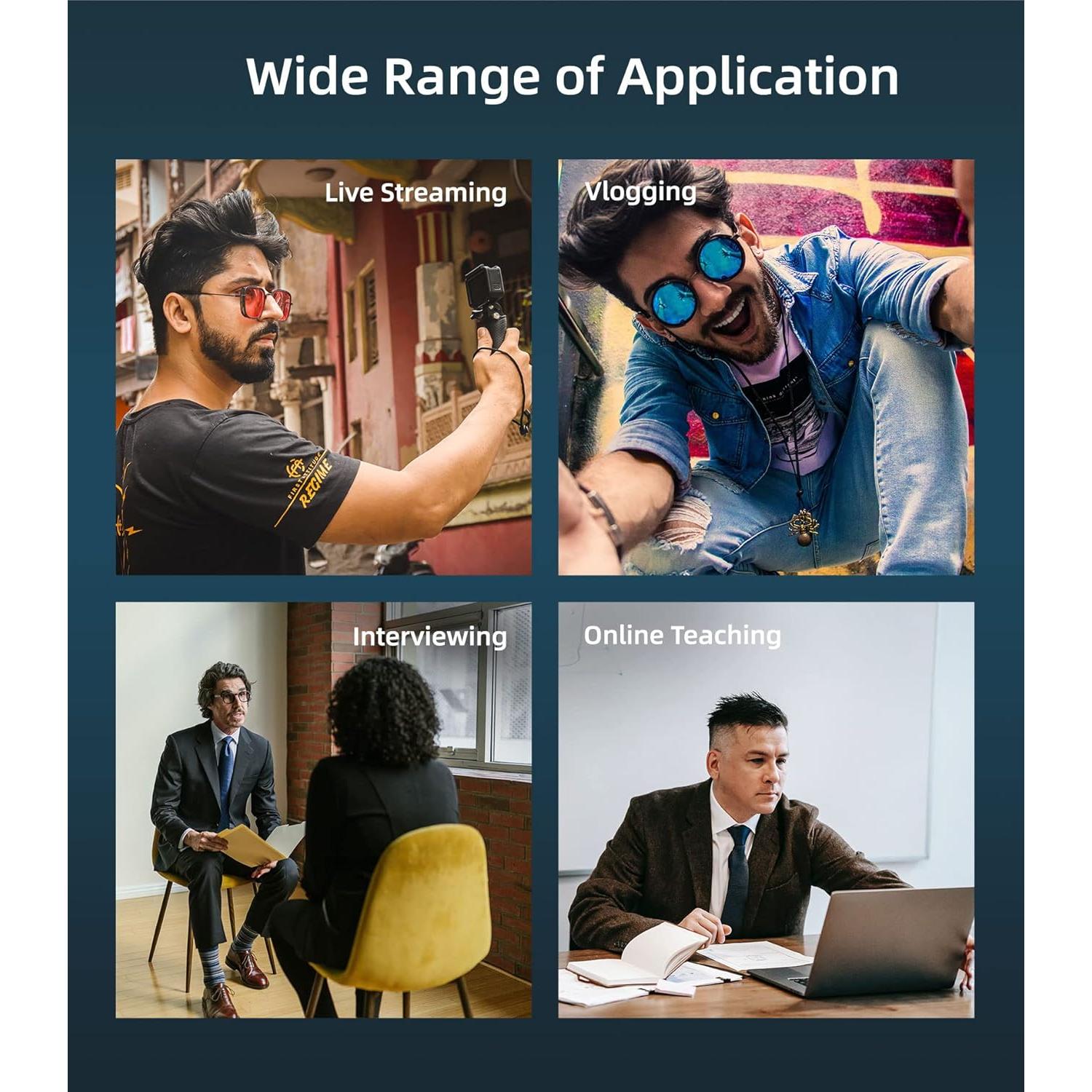 Micrófono BTG Pocket 3 para DJI OSMO 360/Action 5 Pro