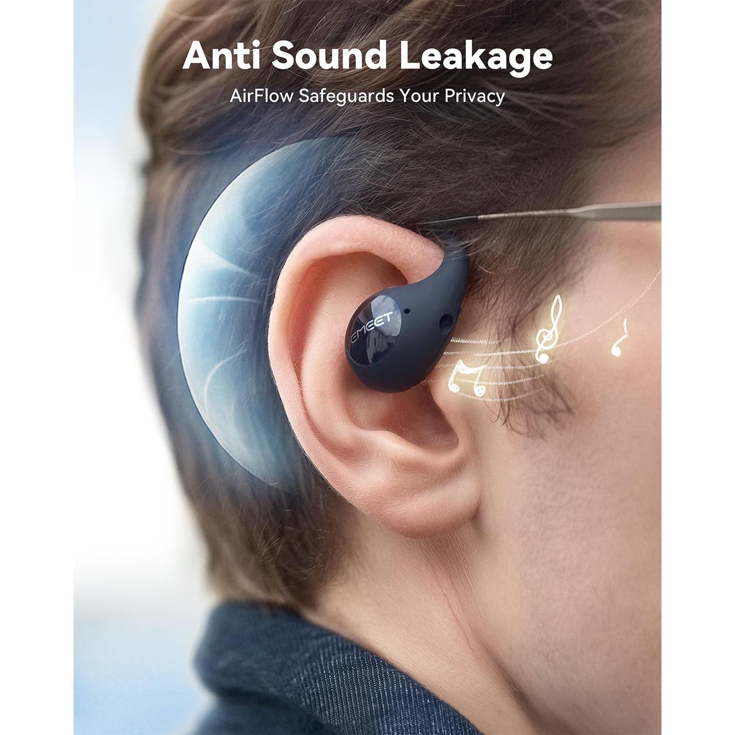 Auriculares Inalámbricos EMEET AirFlow Bluetooth 5.3 con Micrófono