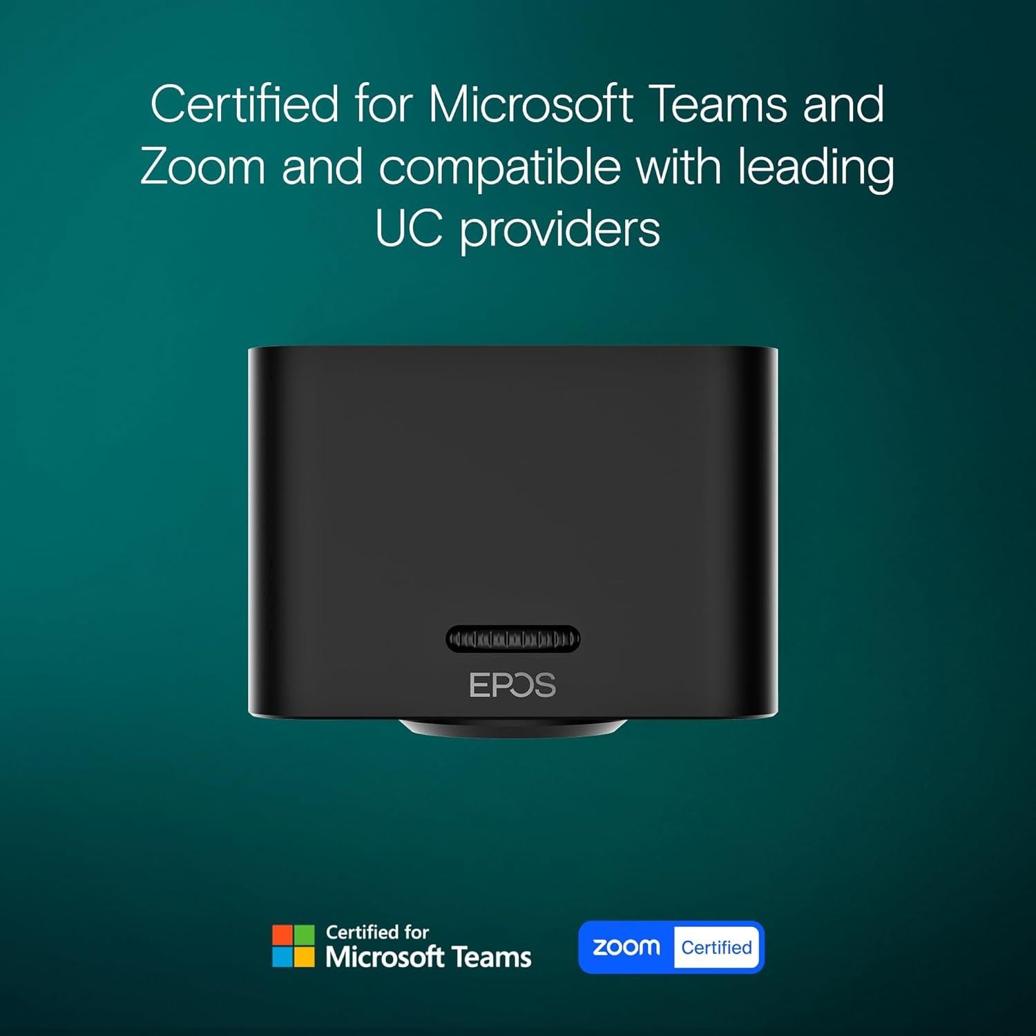 Webcam USB 4K EPOS Expand Vision 1 con Micrófono Cancelación Ruido