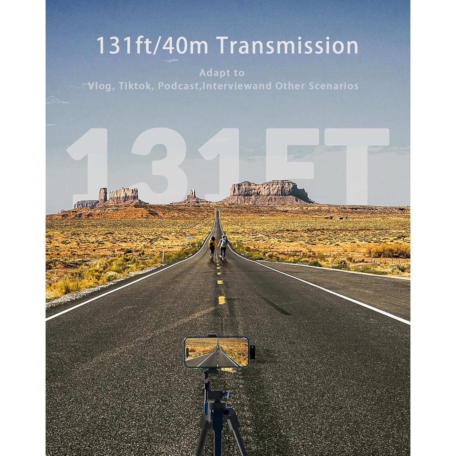 Micrófono Lavalier Inalámbrico Moudou E1 para iPhone 15/16