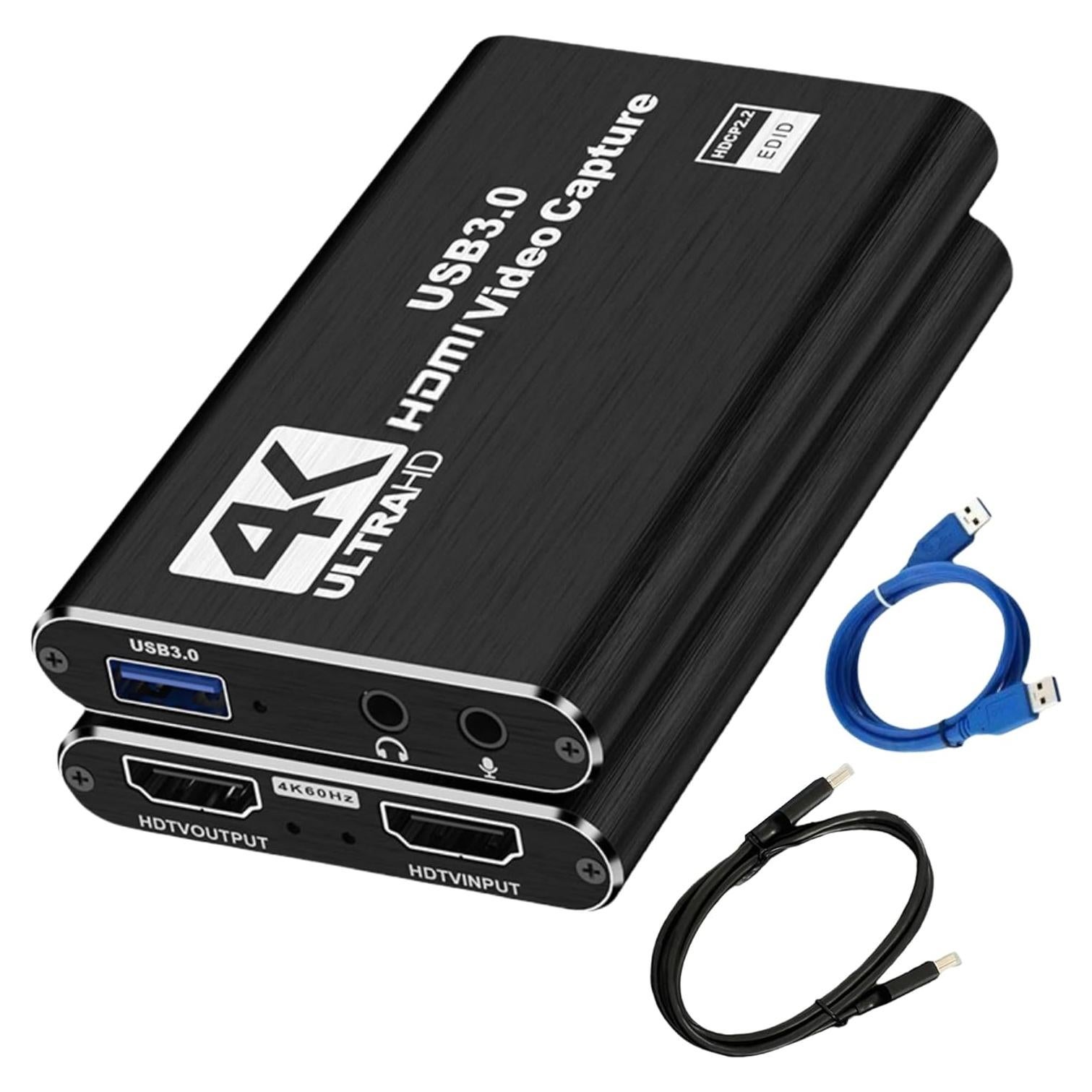 Tarjeta de Captura HDMI 4K RQG USB 3.0 1080P 60FPS Streaming