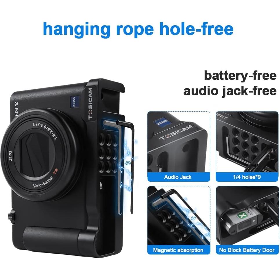 Soporte de Montaje Base TOSICAM ZV1 para Cámara Compacta