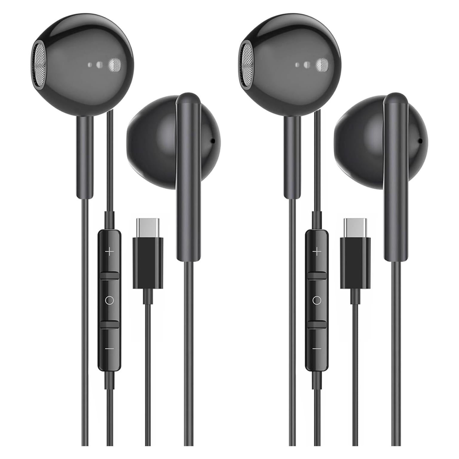 Auriculares USB Tipo C Cianyyee HiFi Estéreo con Micrófono