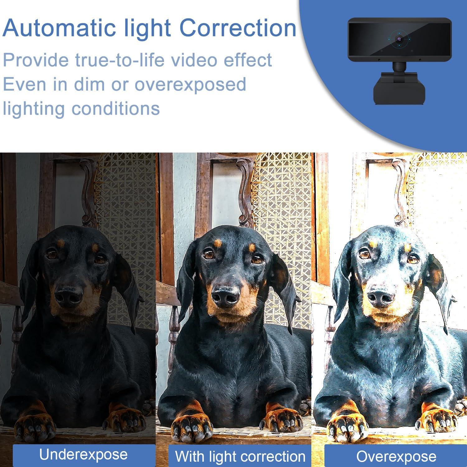 Cámara Web USB 1080P HD SouLu-78-1W con Micrófono y Ángulo Amplio