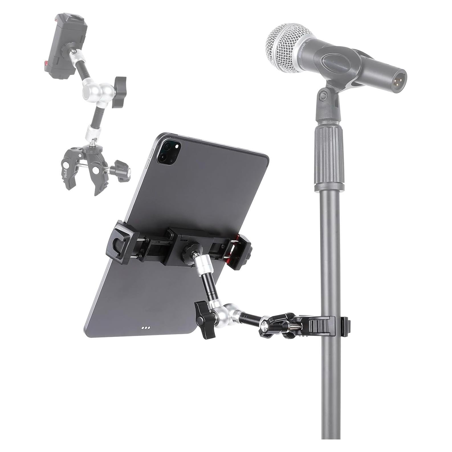 Soporte para Tableta FPN Ajustable para Micrófono 4.7-13"