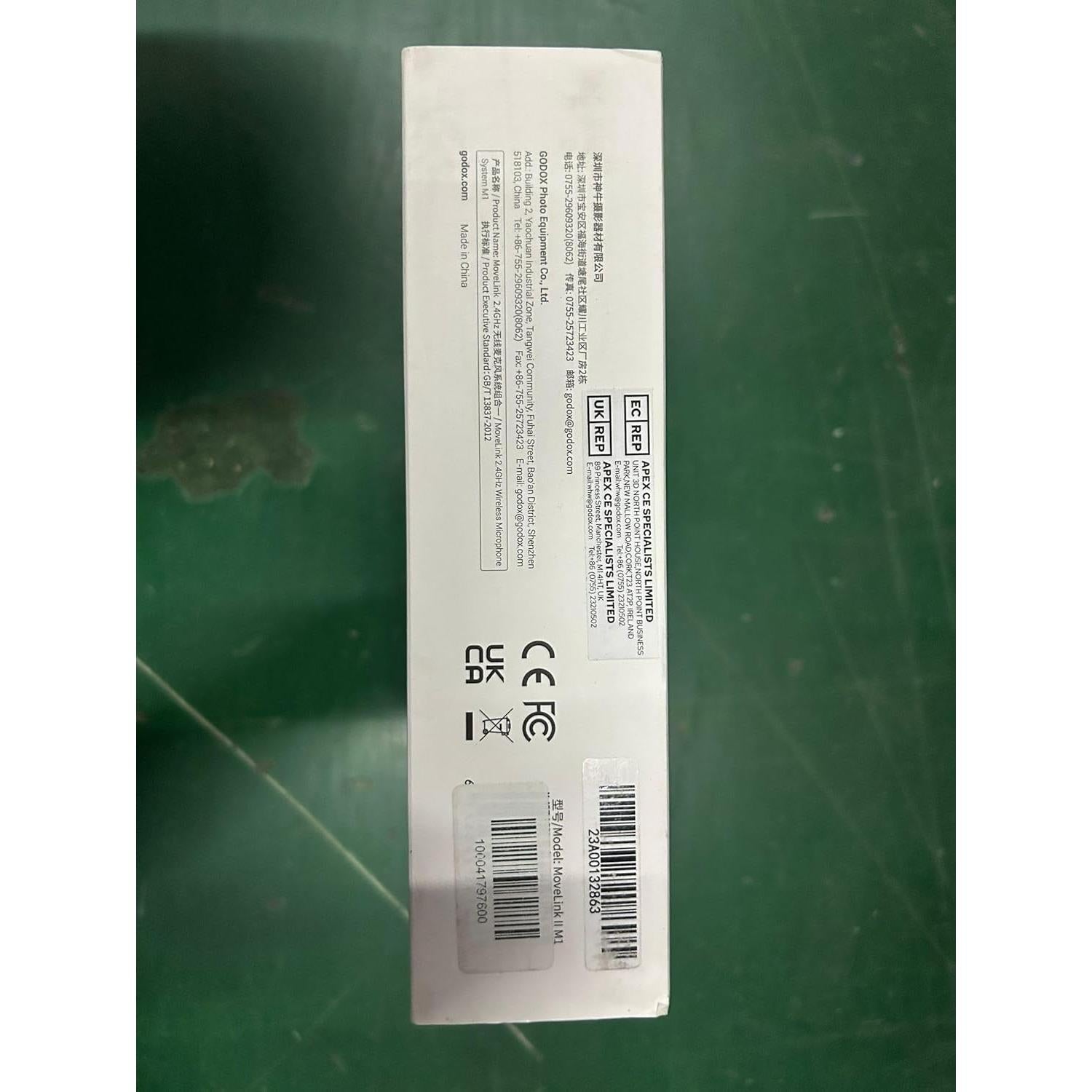 Micrófono Lavalier GODOX MoveLink II M1 Blanco, 100m, 8h Batería