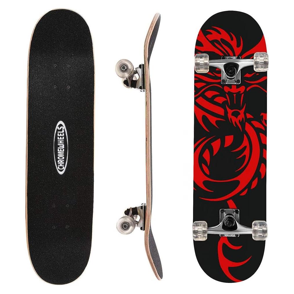 Patineta ChromeWheels Doble Kick 78,74 cm para Principiantes