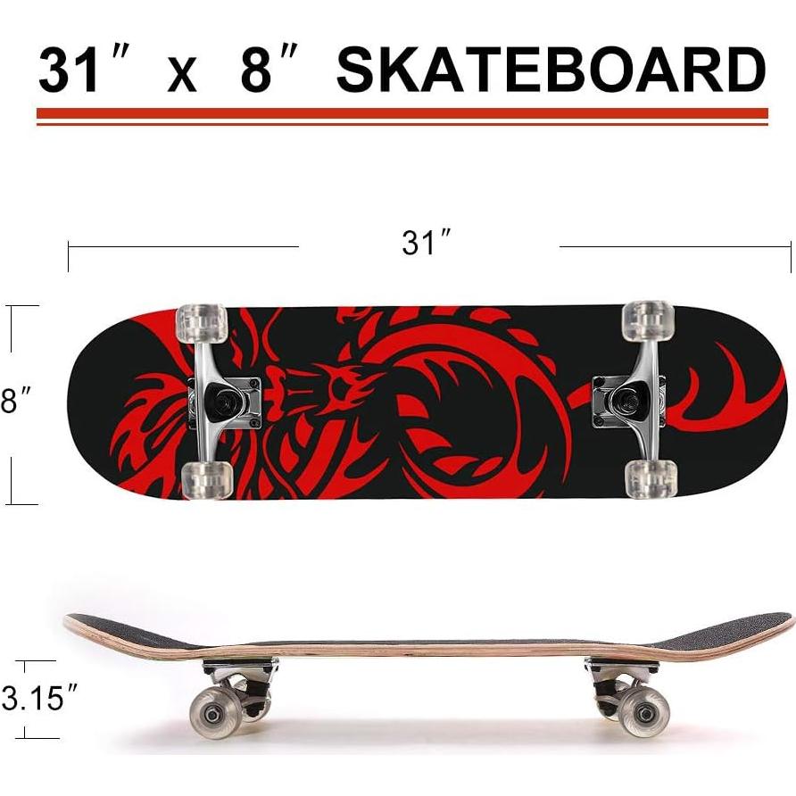 Patineta ChromeWheels Doble Kick 78,74 cm para Principiantes