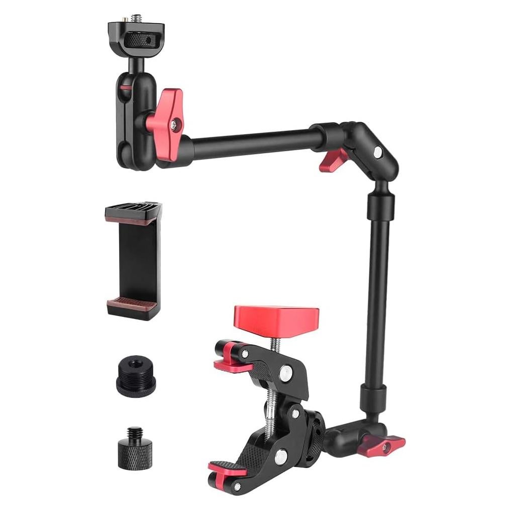 Brazo Mágico Ajustable JINSUI 55.9 cm con Abrazadera para Cámara