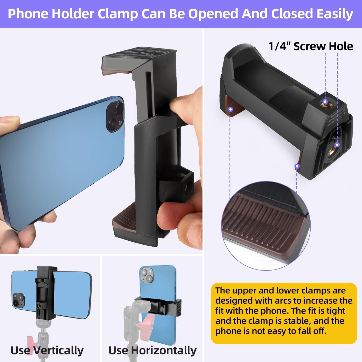 Brazo Mágico Ajustable JINSUI 55.9 cm con Abrazadera para Cámara