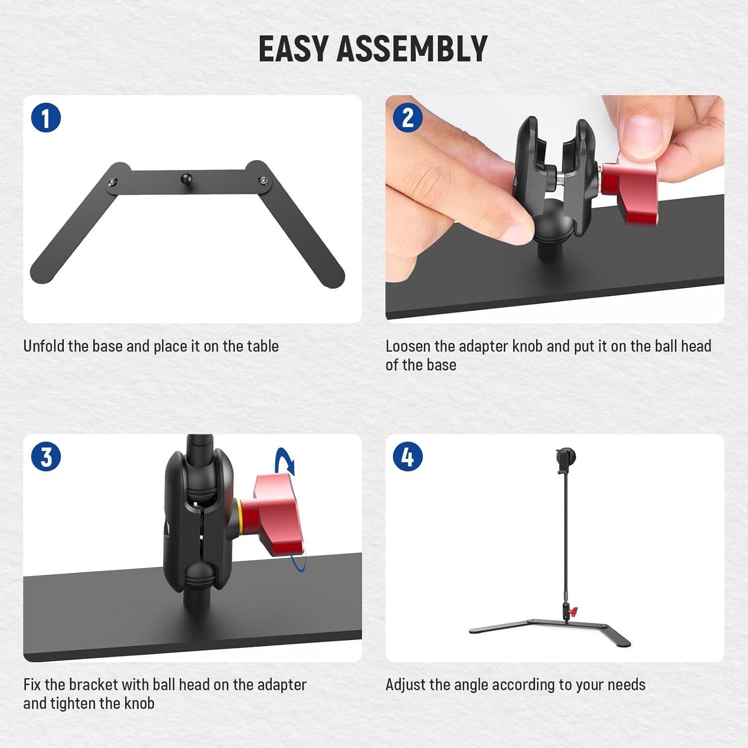 Soporte de Teléfono NEEWER con Tubo Flexible y Base Plegable