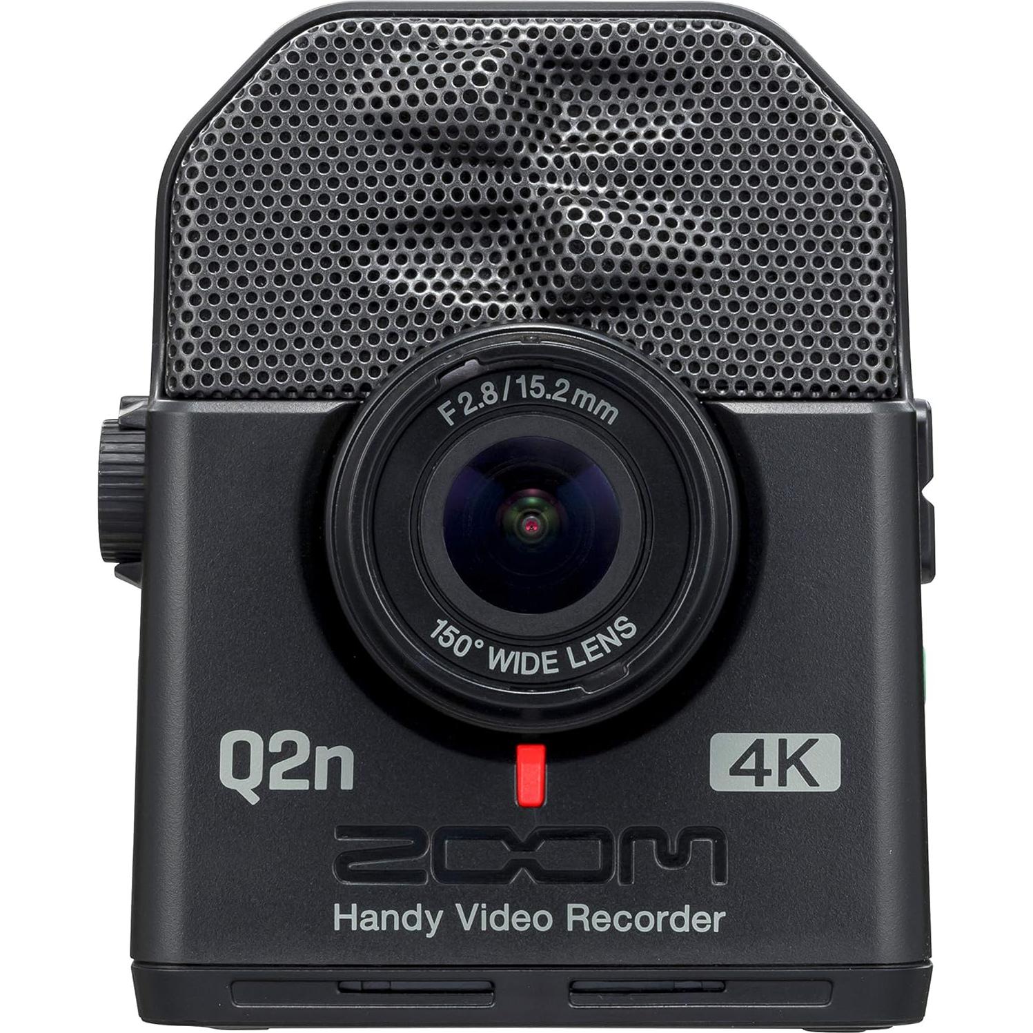Grabadora de Video 4K Zoom Q2n-4K + Paquete Micrófono ZDM-1