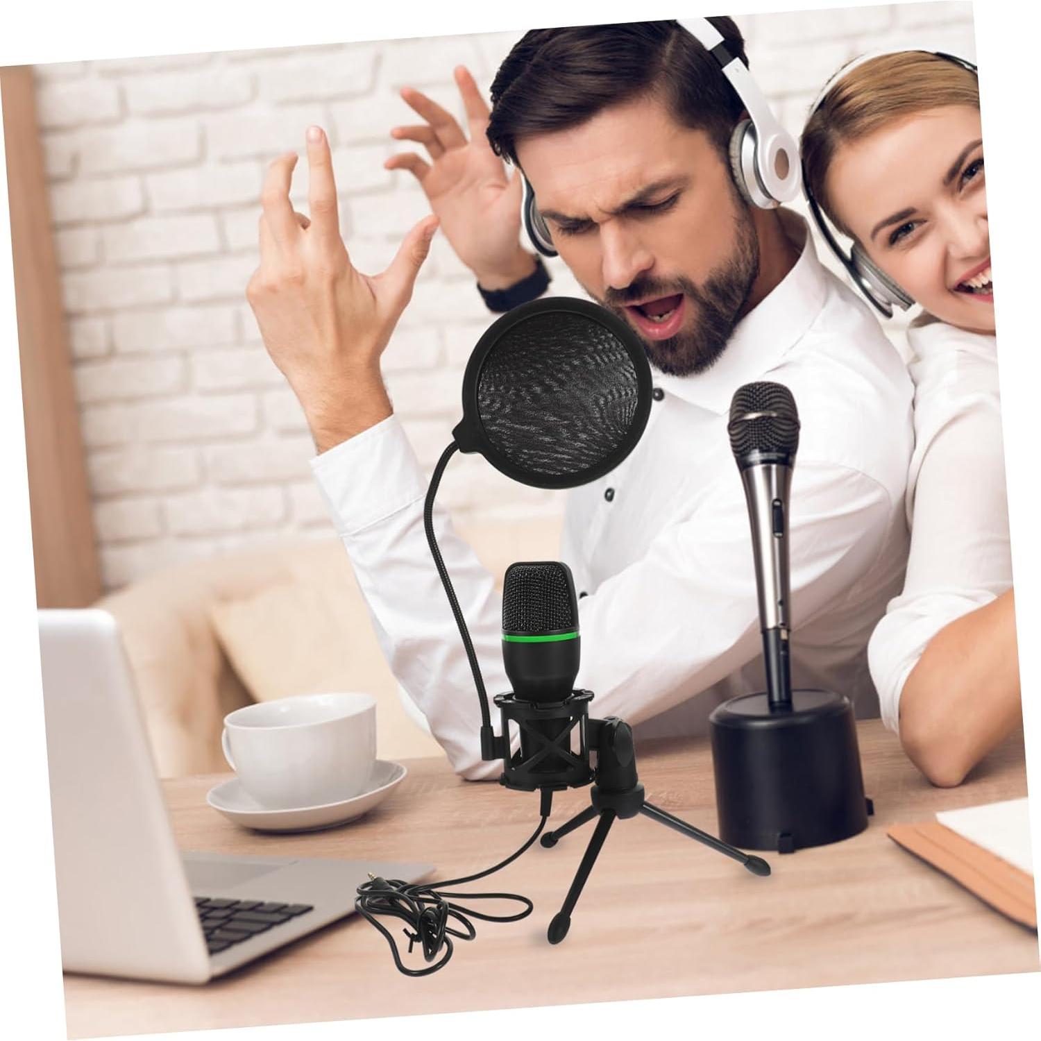 Micrófono USB de Condensador Yardwe para Gaming y Streaming