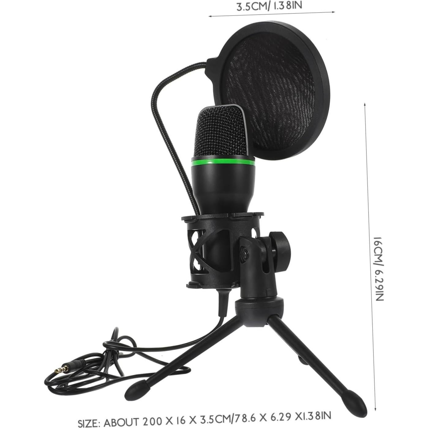 Micrófono USB de Condensador Yardwe para Gaming y Streaming