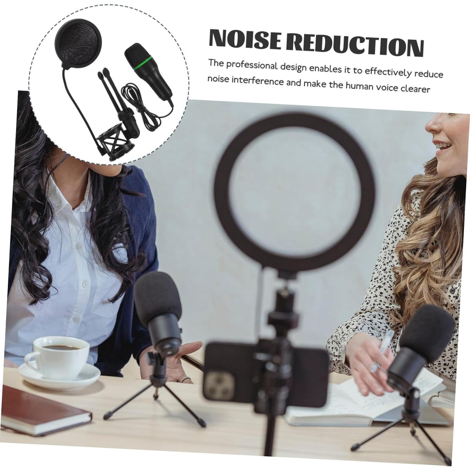 Micrófono USB de Condensador Yardwe para Gaming y Streaming