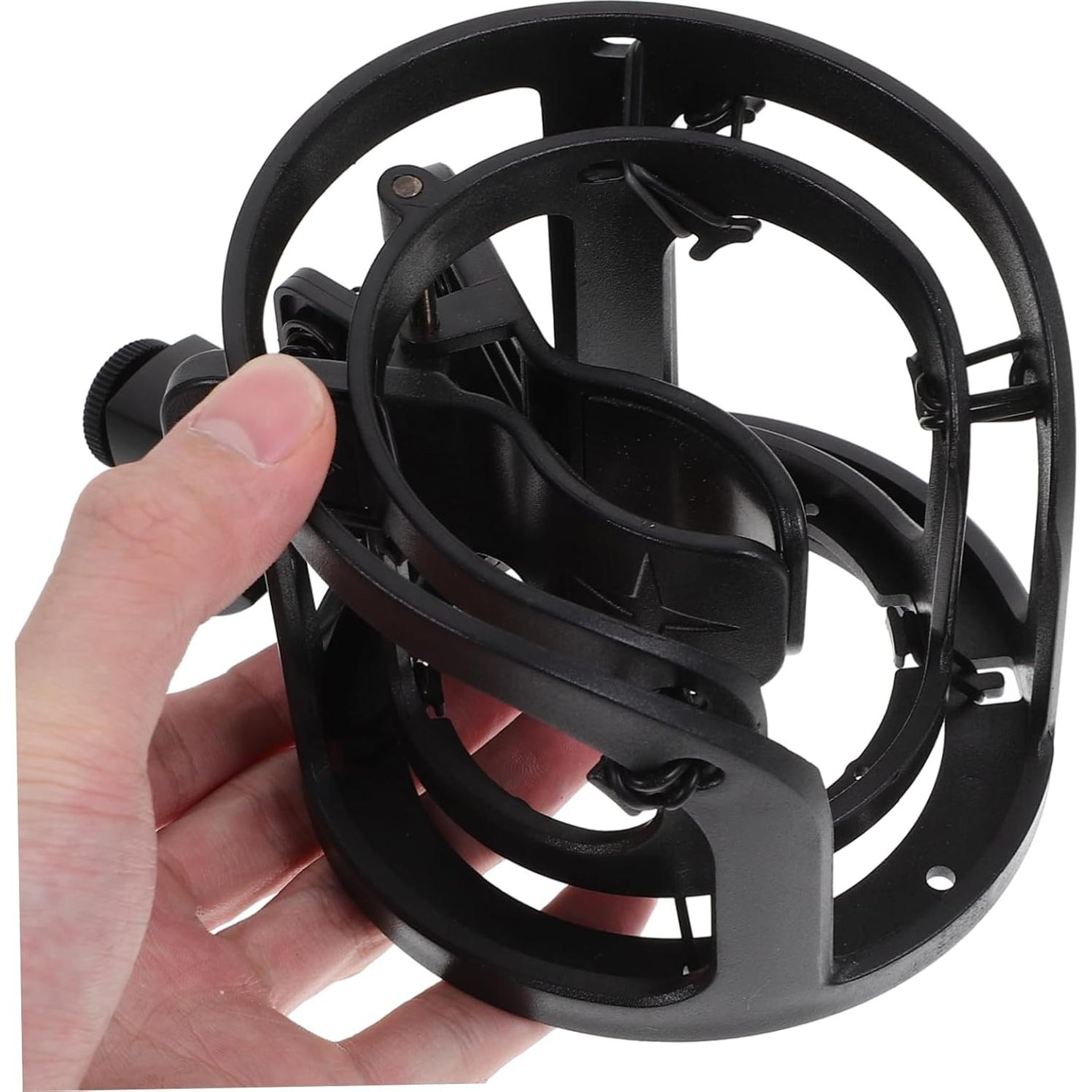 Soporte Universal para Micrófono BESPORTBLE Clip Plástico Negro