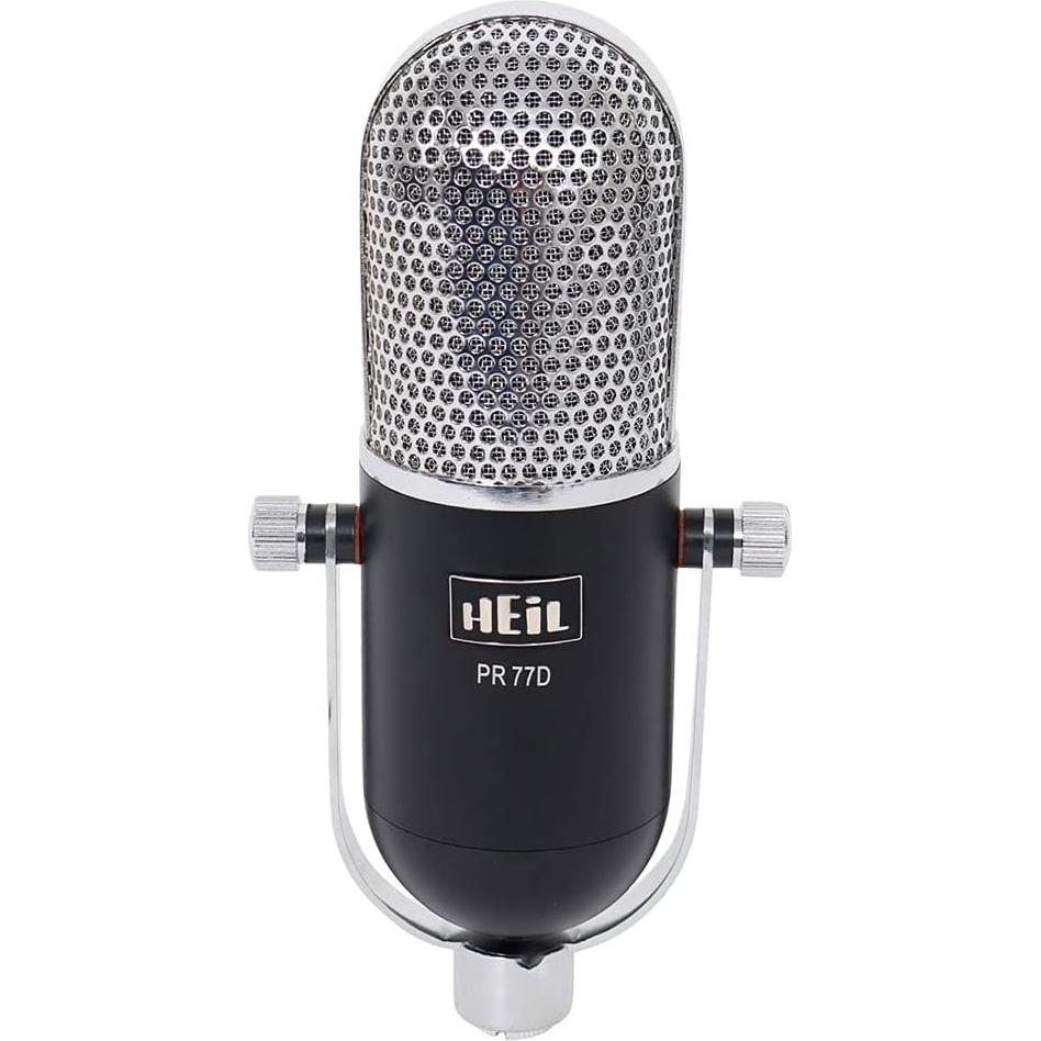 Micrófono Dinámico Heil Sound PR77DBK para Podcast y Streaming