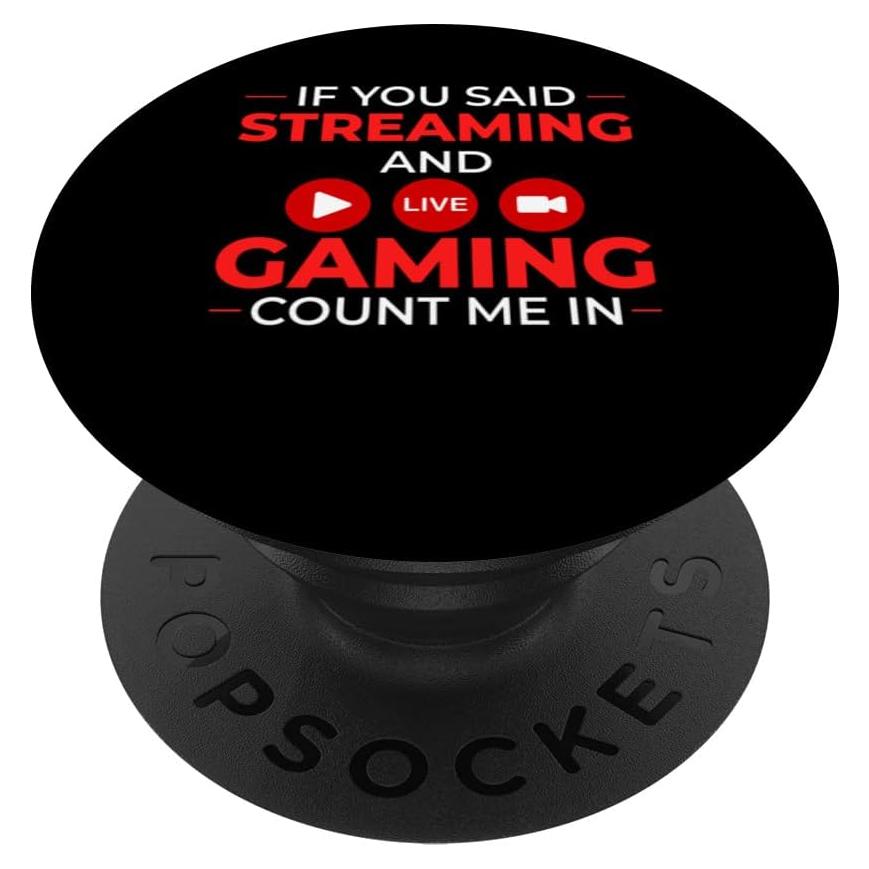 Micrófono para Streaming PopSockets 260027 Negro 13.6g