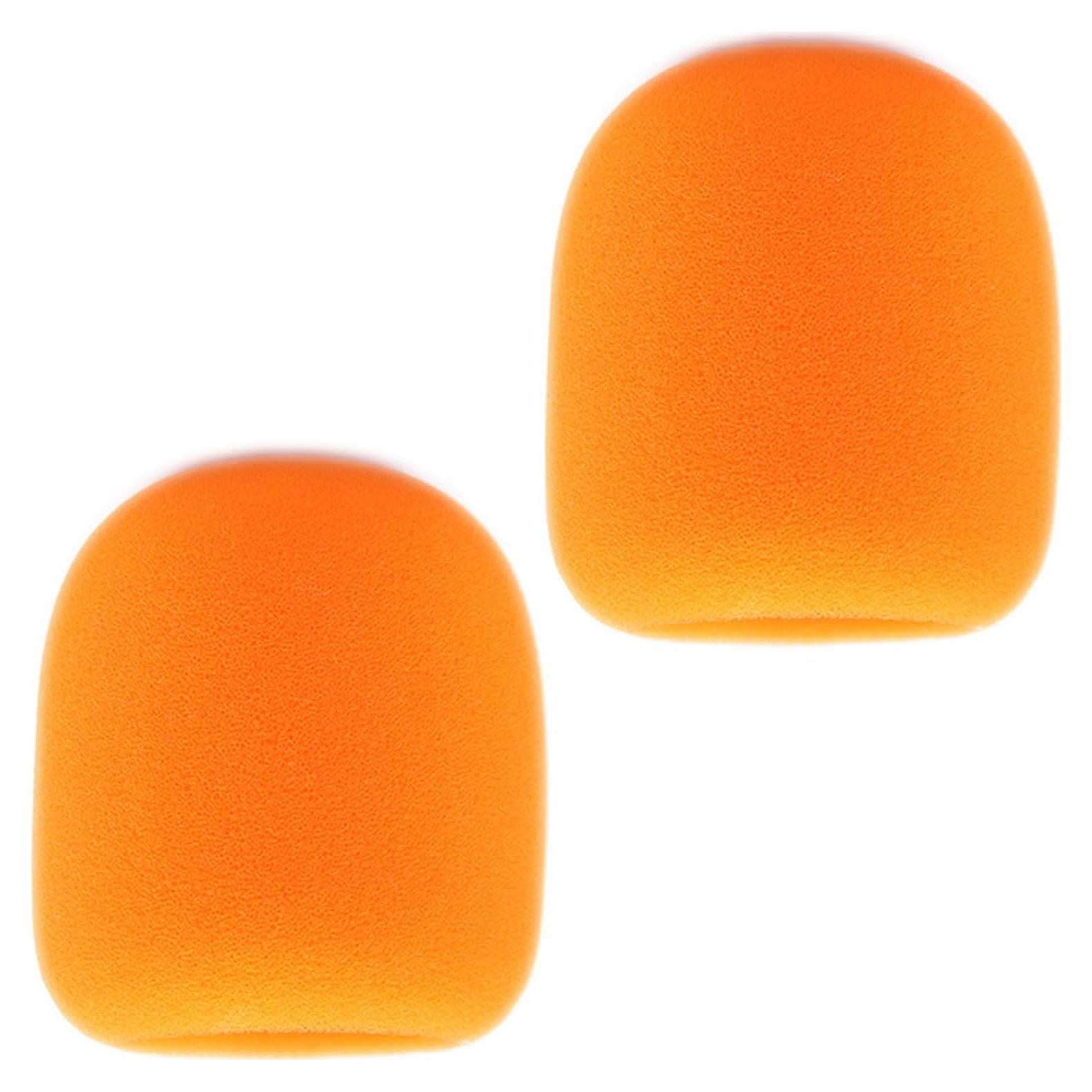 Cubiertas de micrófono de espuma naranja JBL/SM58/SM48 - Paquete de 2