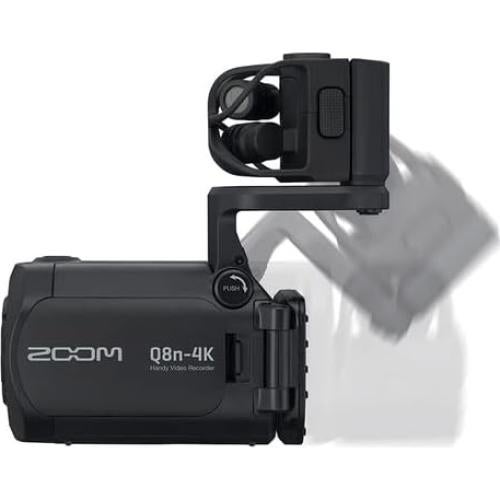 Grabadora de Video Portátil Zoom Q8n-4K UHD 4K, 4 Pistas Audio