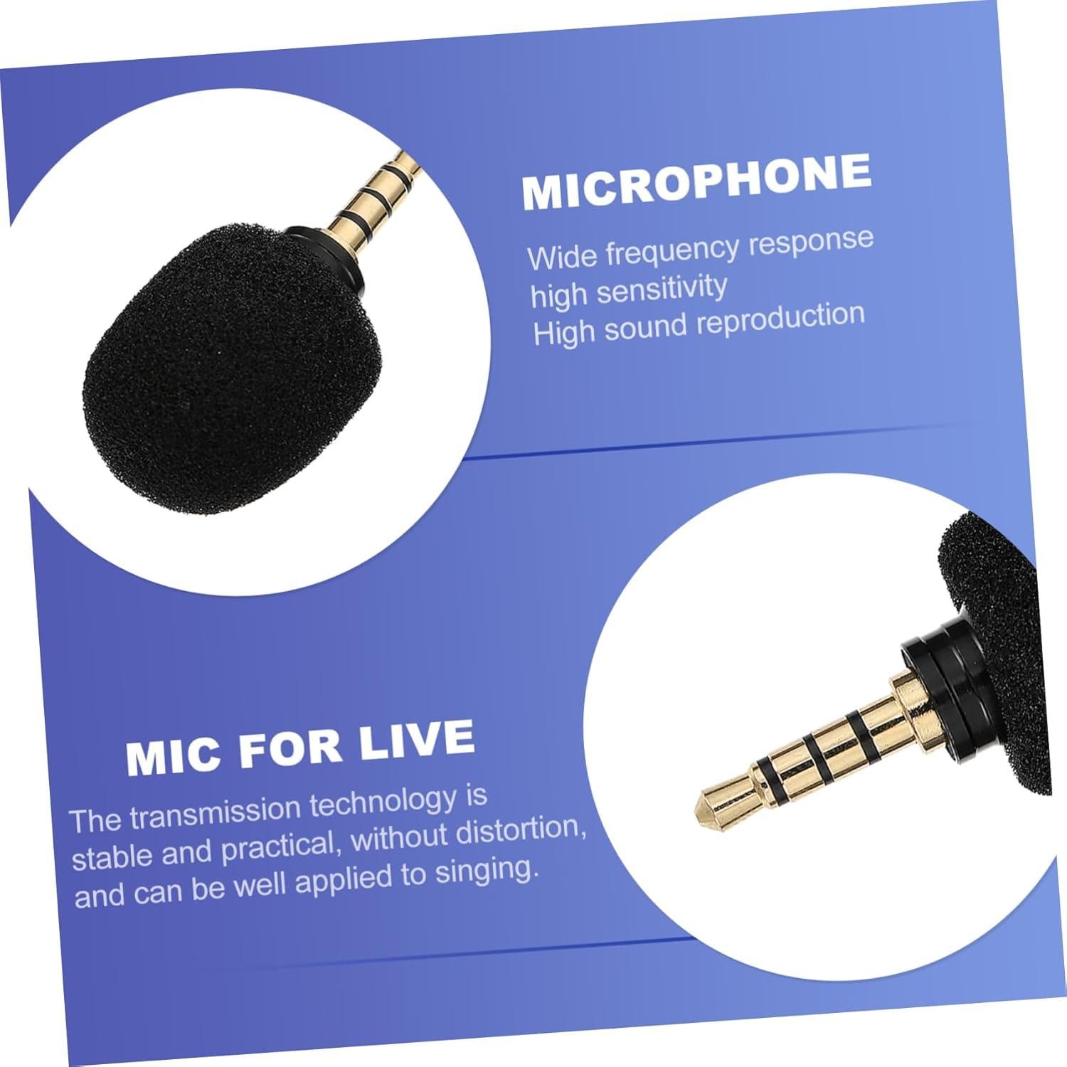 Micrófono condensador portátil Totority con cancelación de ruido