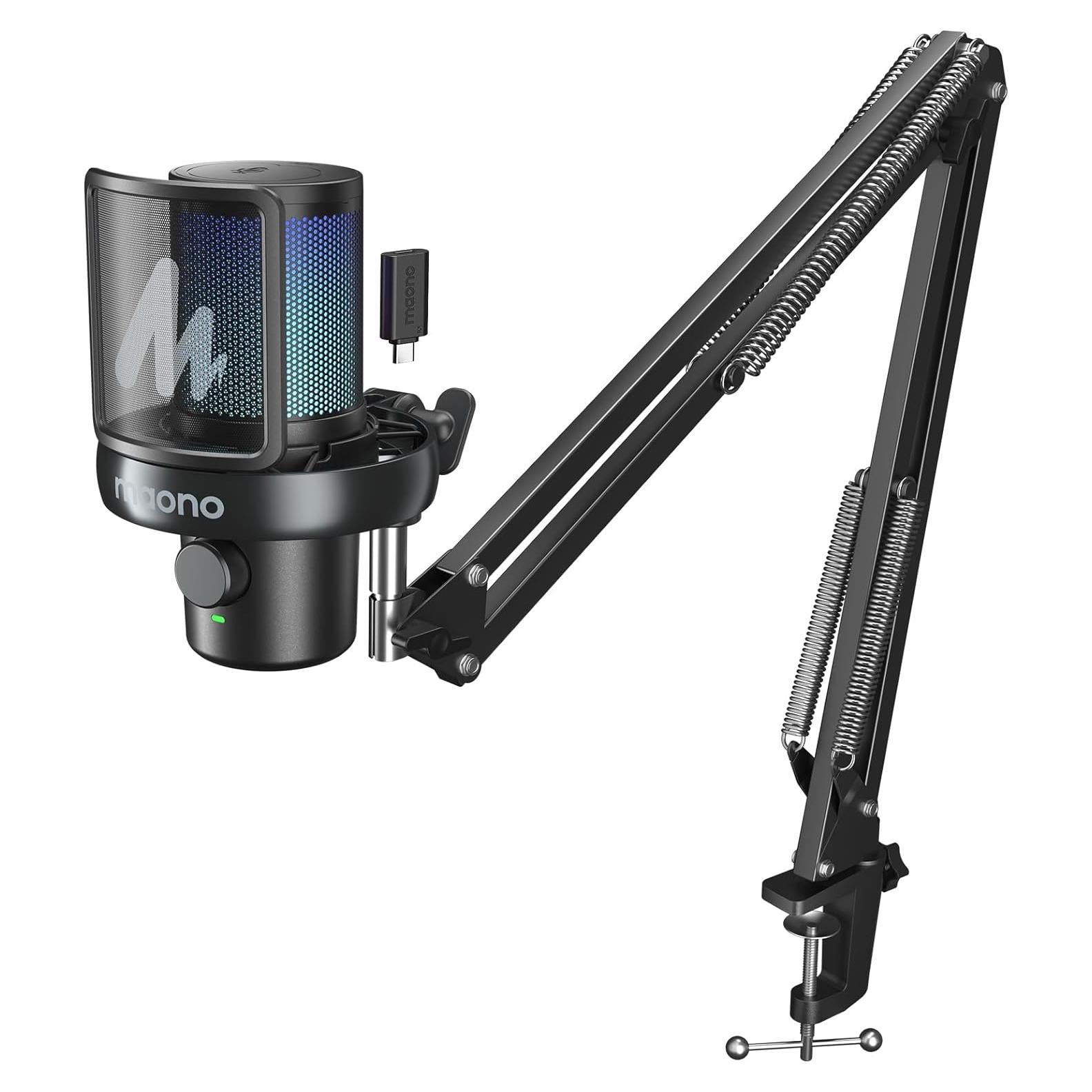 Micrófono Inalámbrico MAONO DM40 Pro con Cancelación de Ruido AI