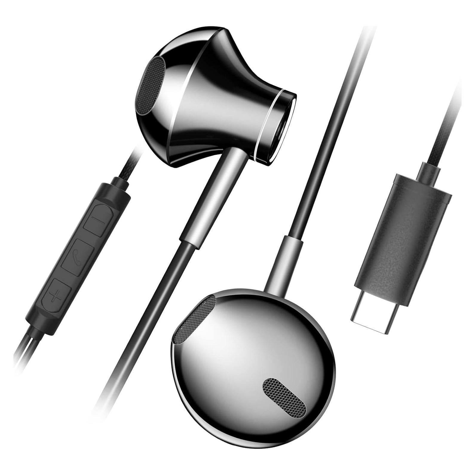 Auriculares Magnéticos HiFi Estéreo USB-C con Micrófono