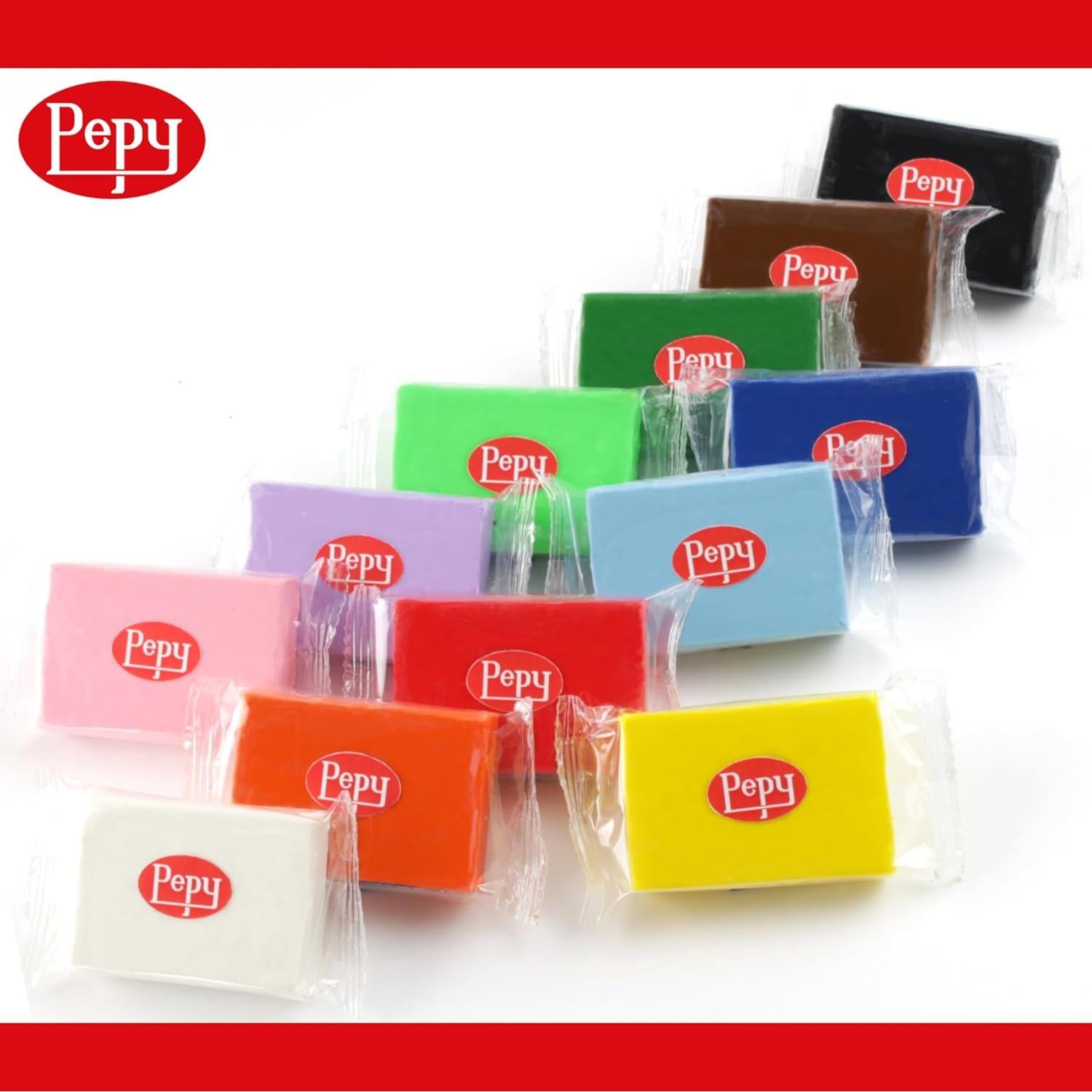 Juego de Plastilina Reutilizable Pepy 24 Barras Multicolor