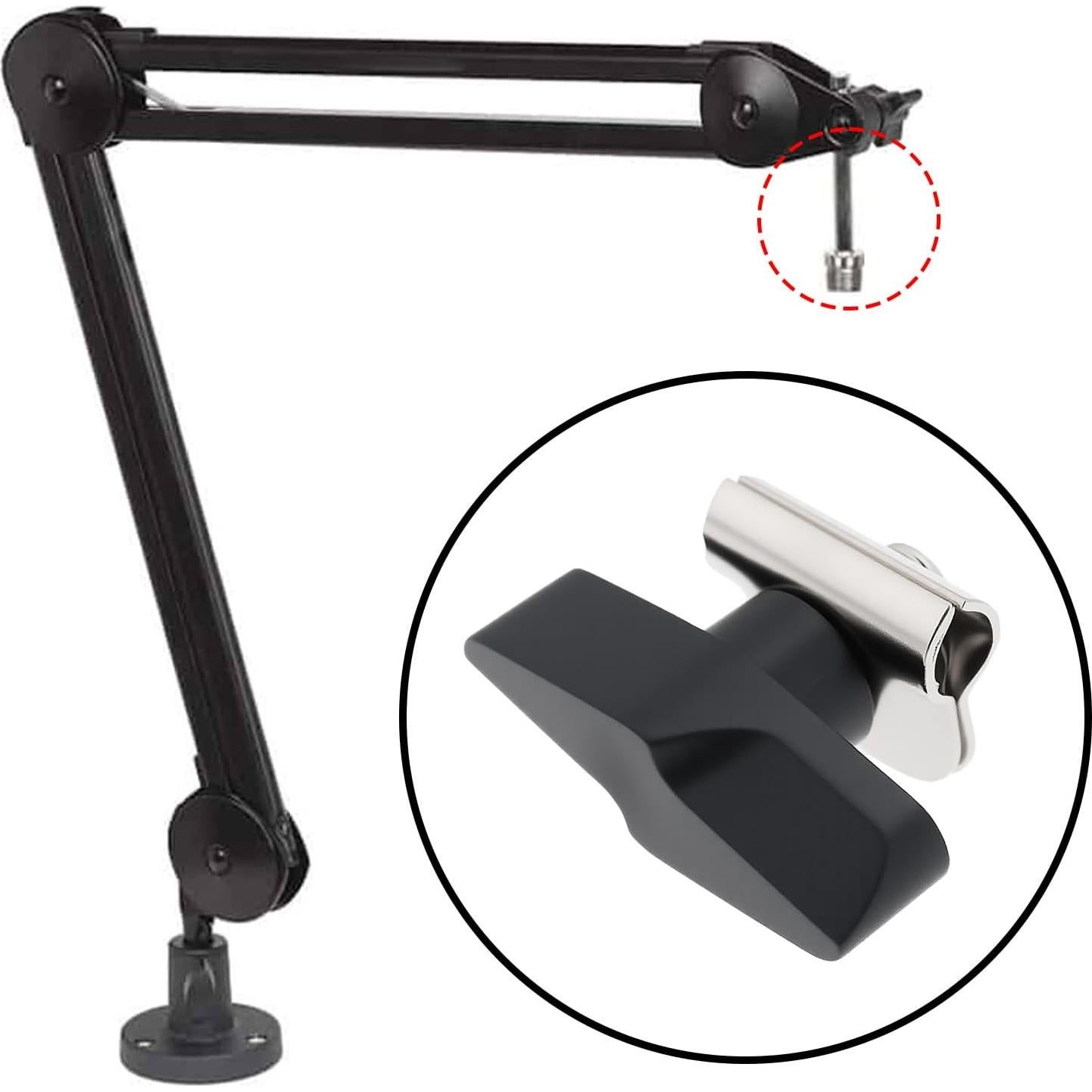 4 Tornillos Perilla Sujetador Briny River para Micrófono