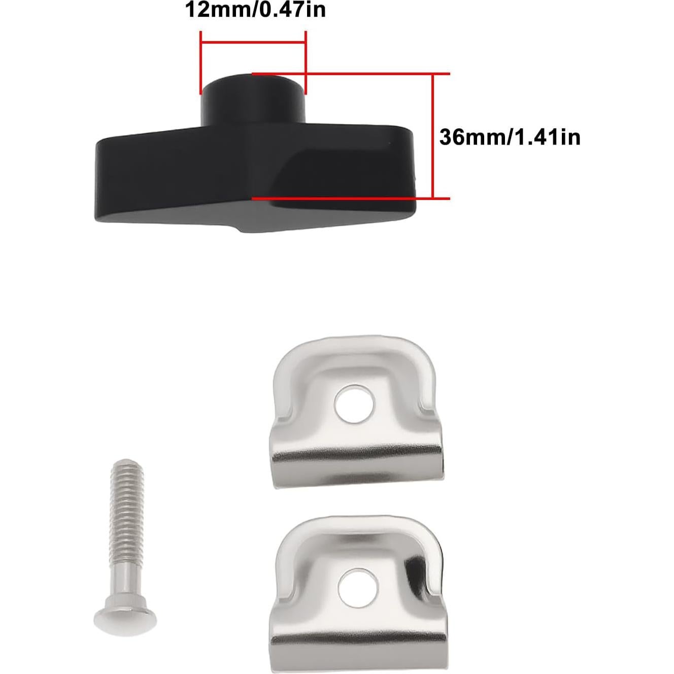 4 Tornillos Perilla Sujetador Briny River para Micrófono